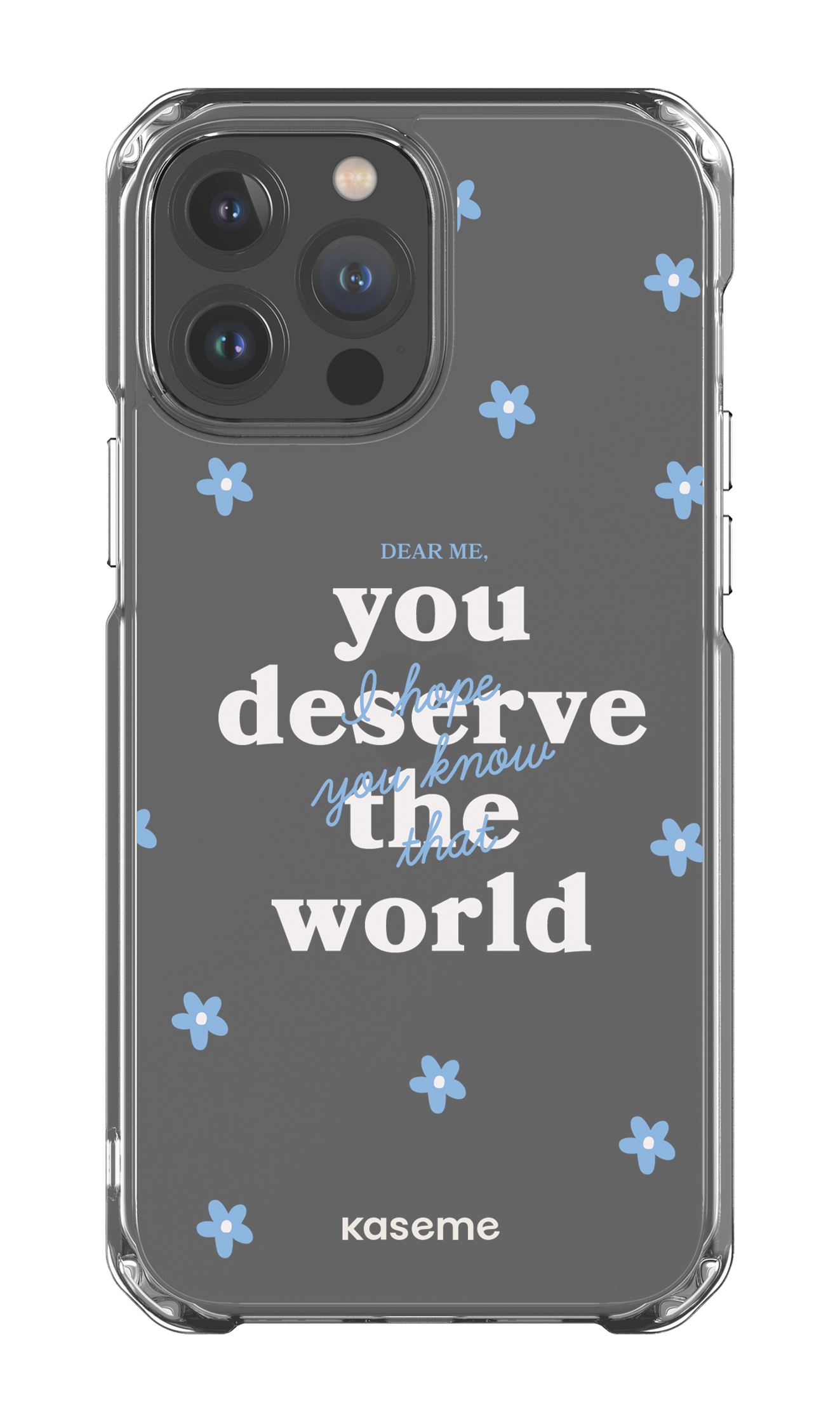 iPhone 13 Pro Max Clear Case Dear Me Clear Case -