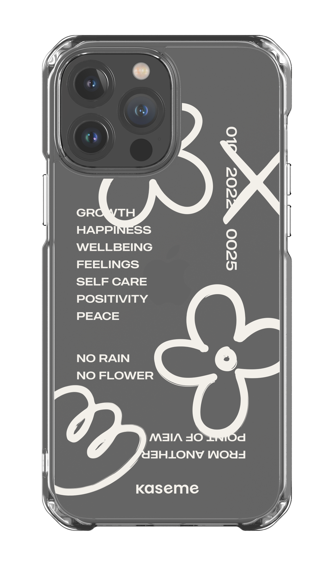 iPhone 13 Pro Max Clear Case Feelings white Clear Case -