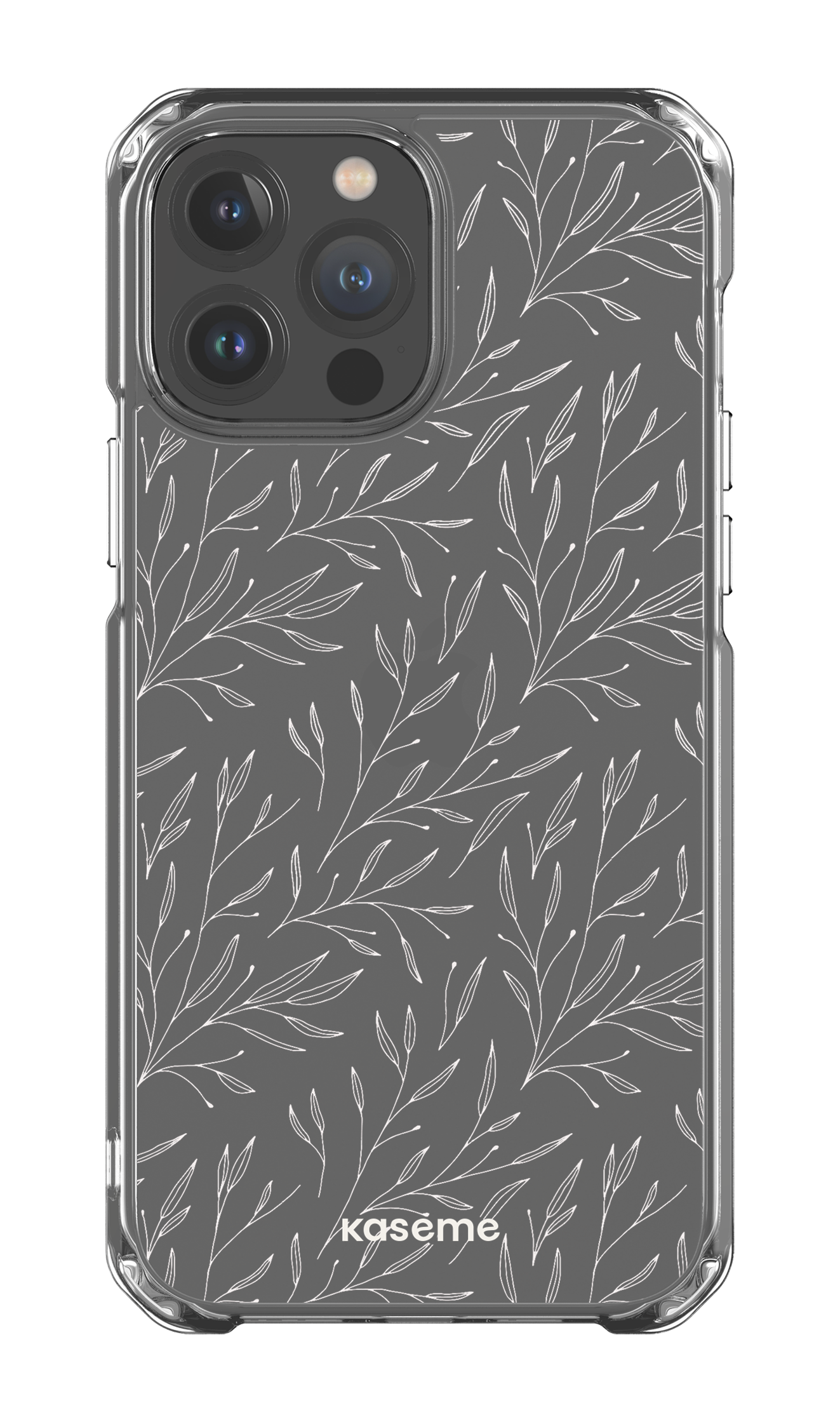 iPhone 13 Pro Max Clear Case Hibiscus Clear Case -