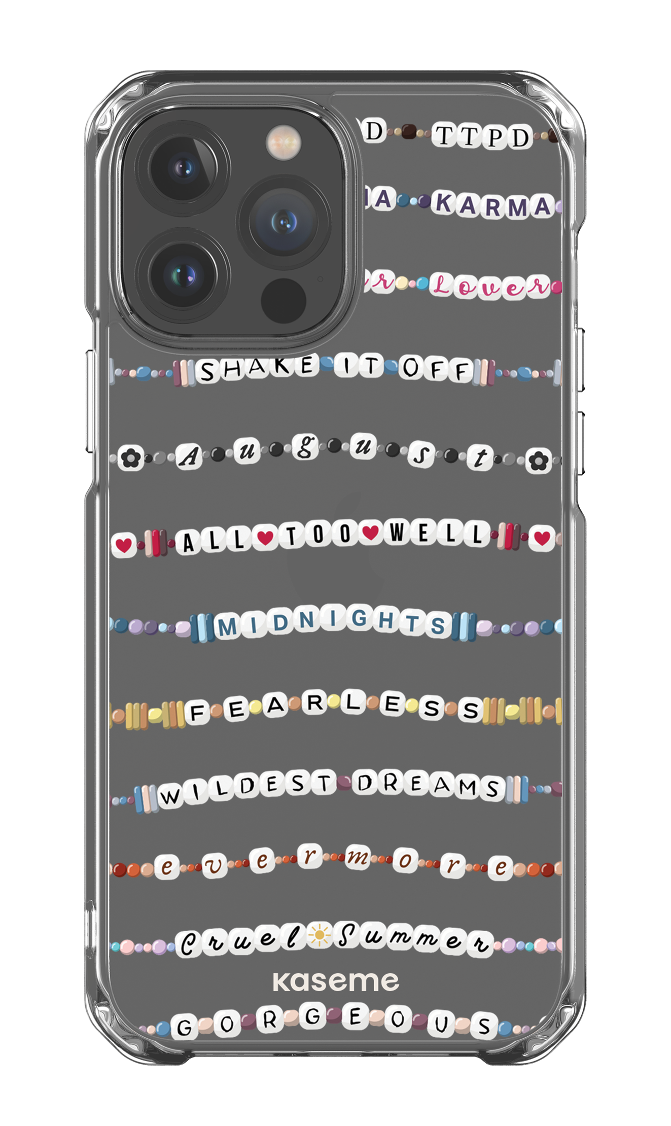 iPhone 13 Pro Max Clear Case Love Story Clear Case -