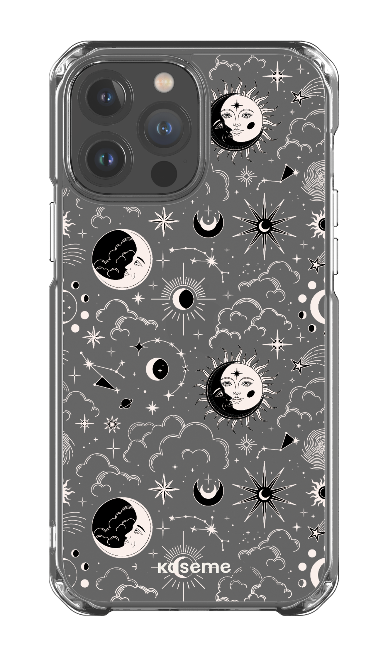 iPhone 13 Pro Max Clear Case Milky Way White Clear Case -