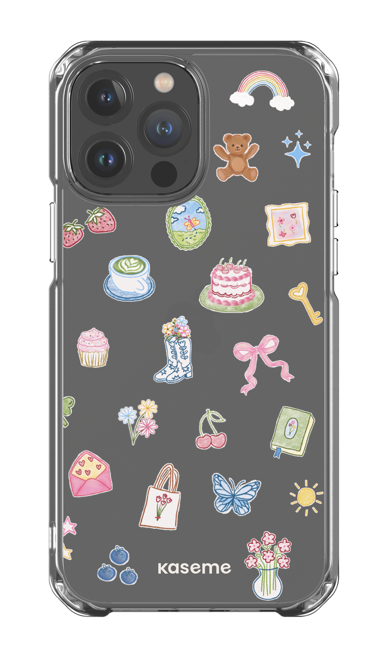 iPhone 13 Pro Max Clear Case Poetry Clear Case -