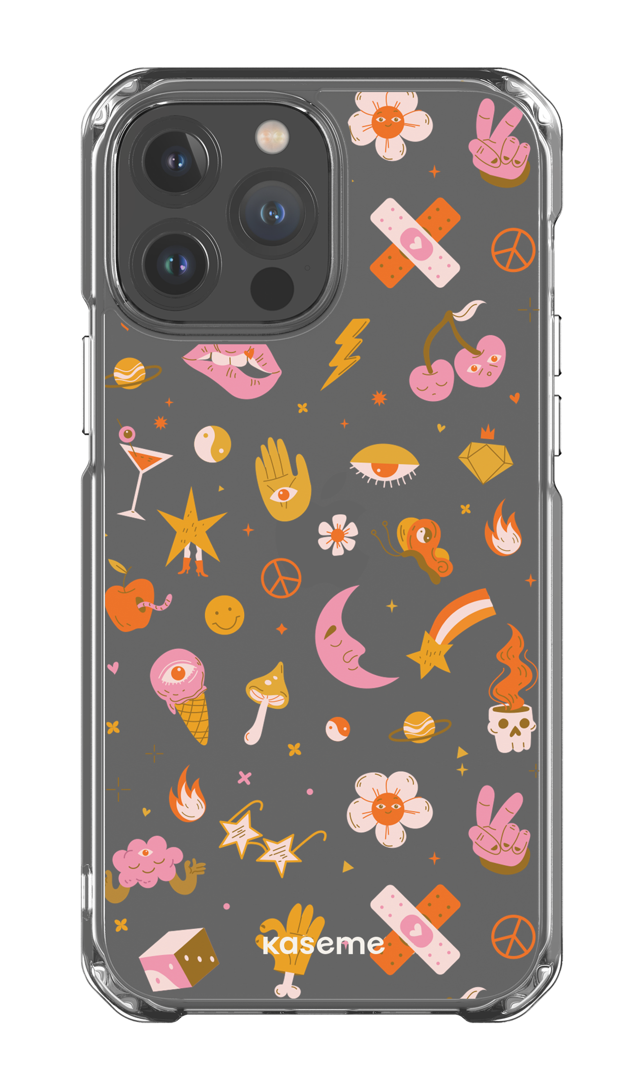 iPhone 13 Pro Max Clear Case Psycho Clear Case -