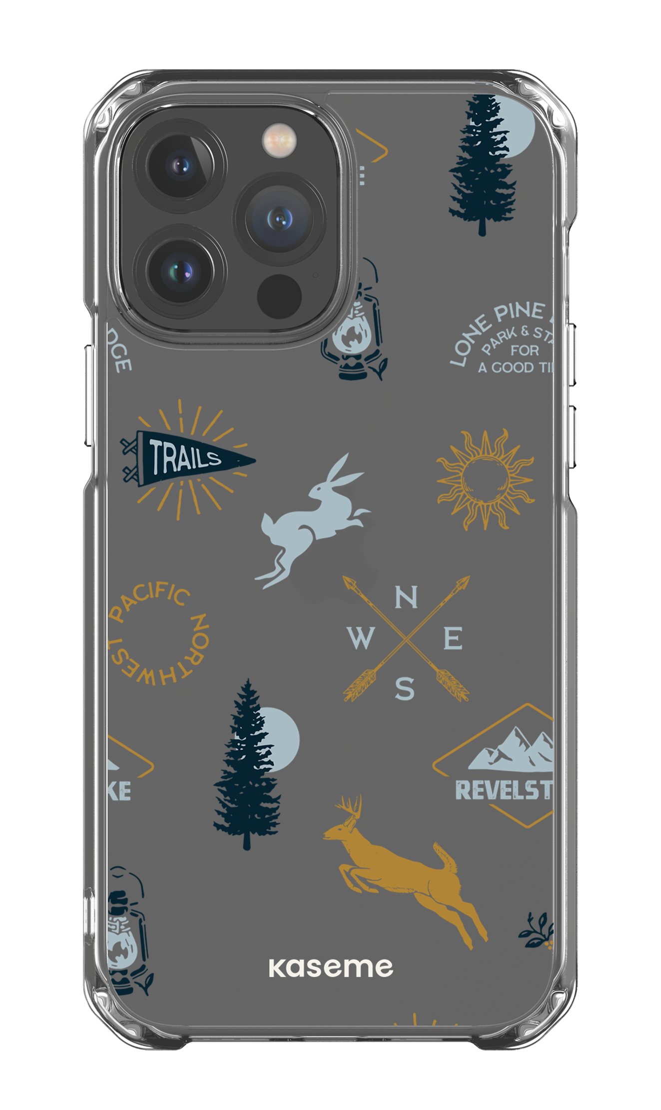 iPhone 13 Pro Max Clear Case Revelstoke white Clear Case -