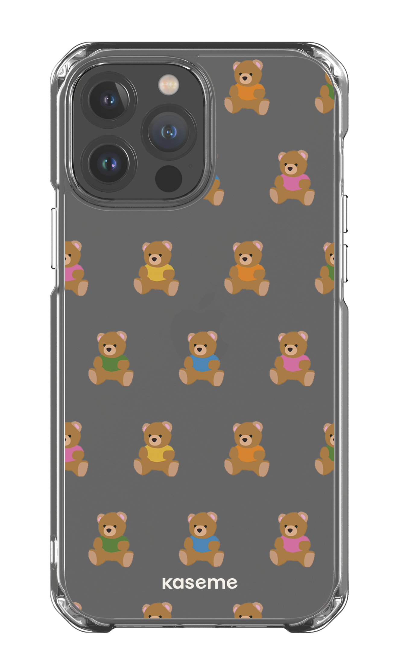 iPhone 13 Pro Max Clear Case Teddy Clear Case -