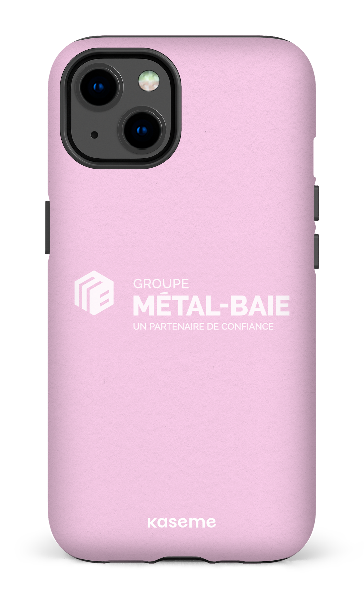 iPhone 13 Tough Matte Métal-Baie Rose -