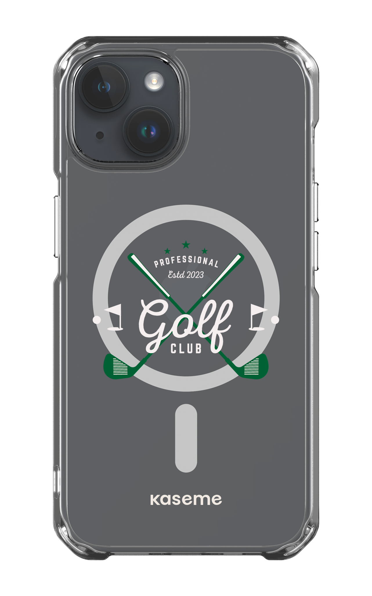 iPhone 14 Clear Case - Magsafe Bogey Clear Case -