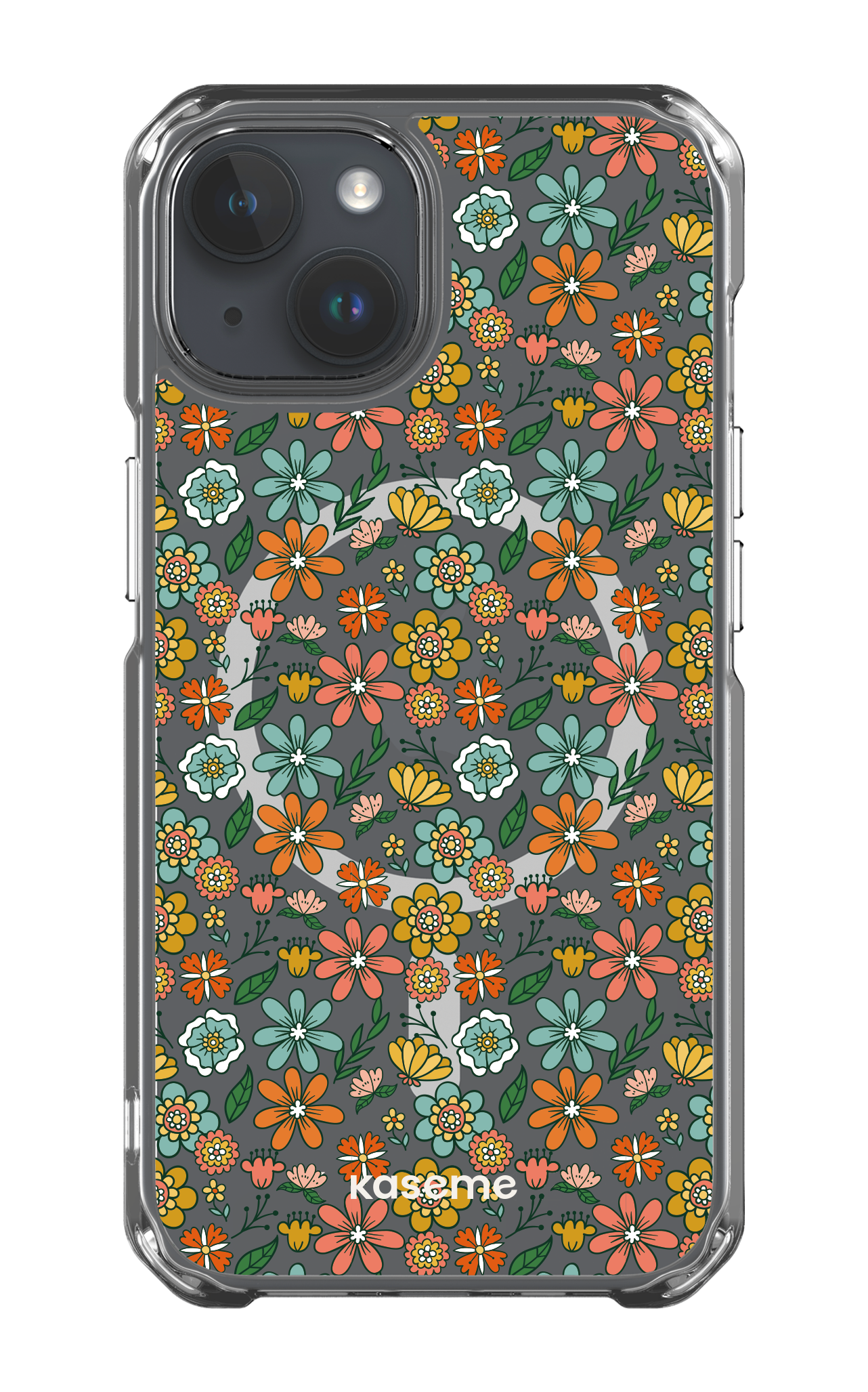 iPhone 14 Clear Case - Magsafe Bohemian Clear Case -