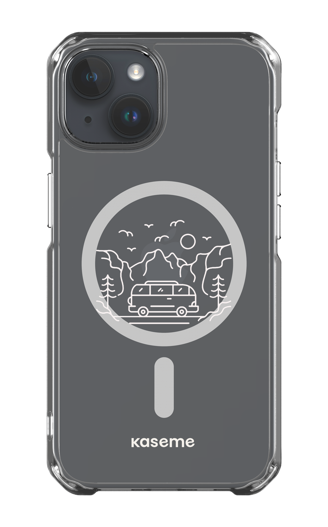 iPhone 14 Clear Case - Magsafe Camp Life Clear Case -