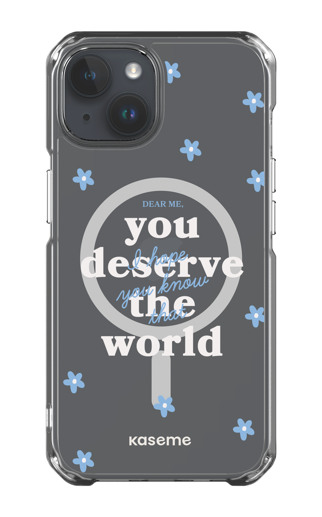 iPhone 14 Clear Case - Magsafe Dear Me Clear Case -