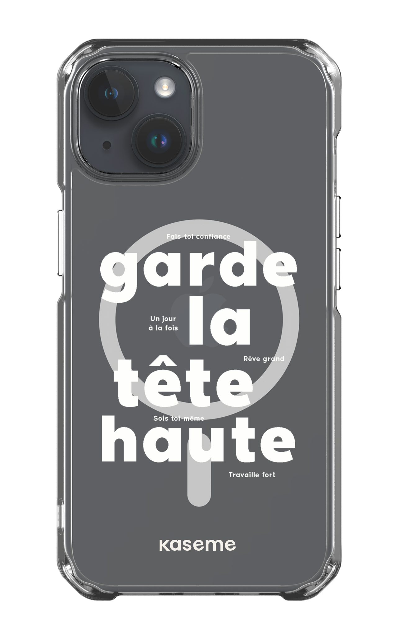 iPhone 14 Clear Case - Magsafe État d'esprit Clear Case -