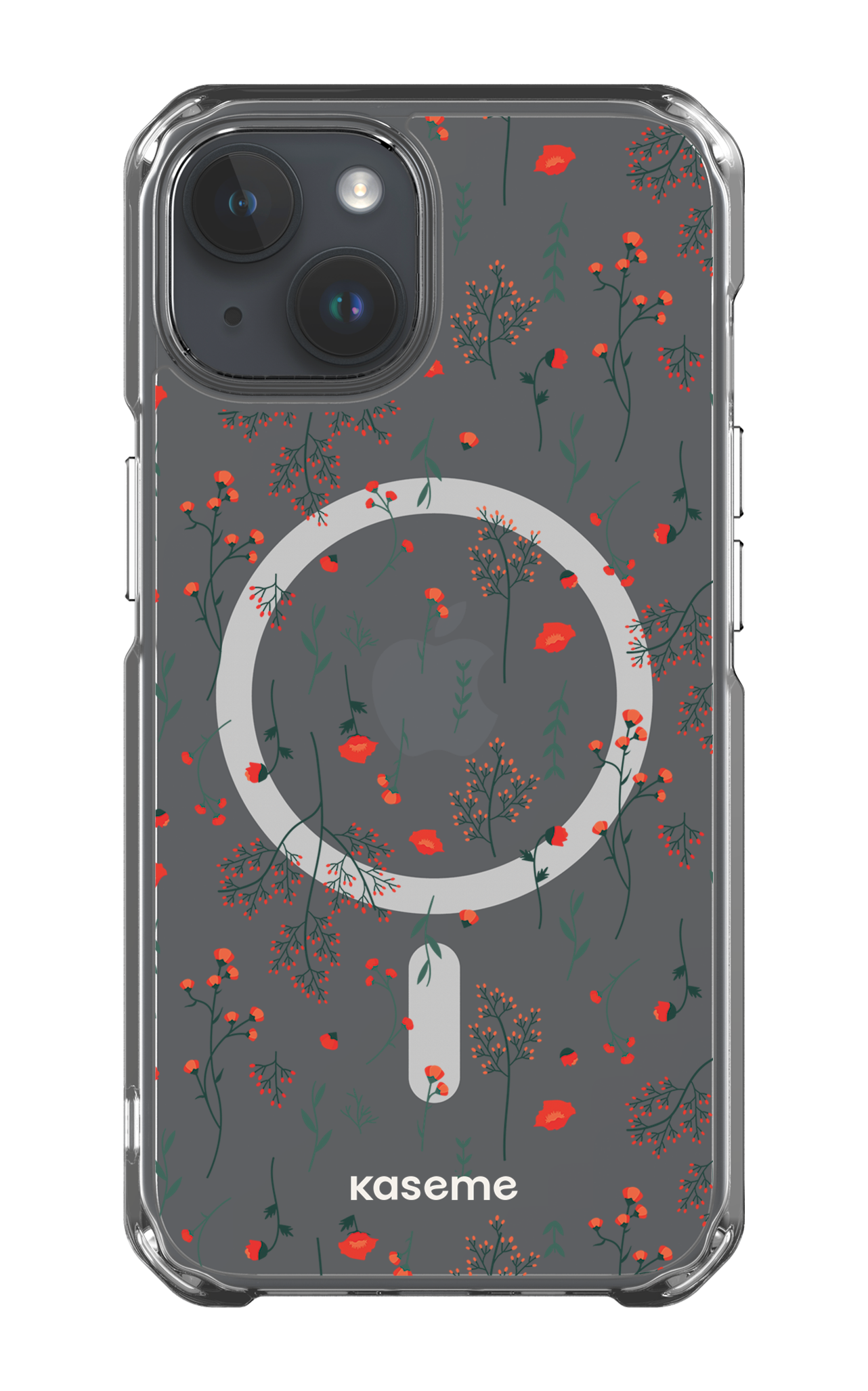 iPhone 14 Clear Case - Magsafe Evelyn Clear Case -