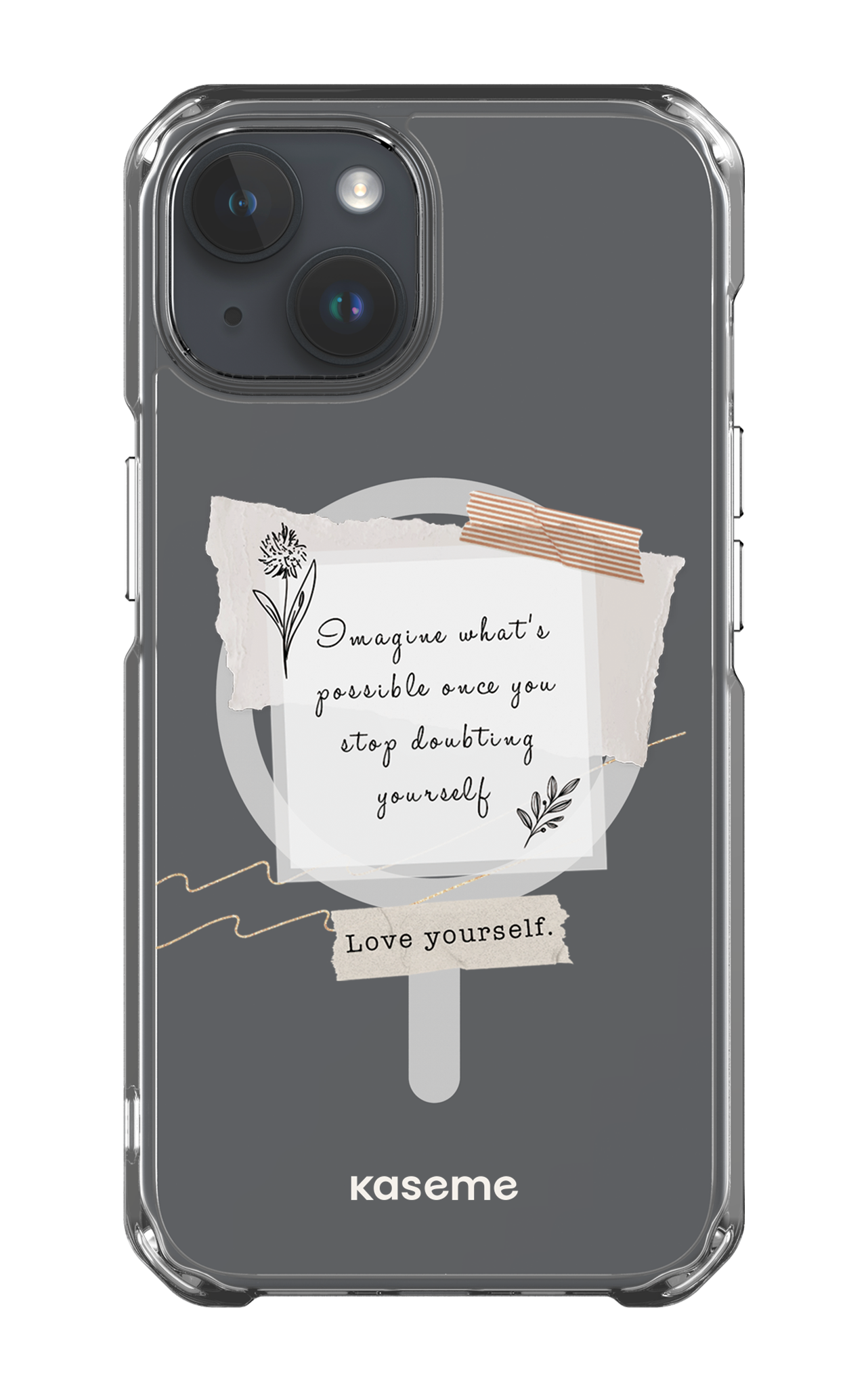 iPhone 14 Clear Case - Magsafe Faith Clear Case -