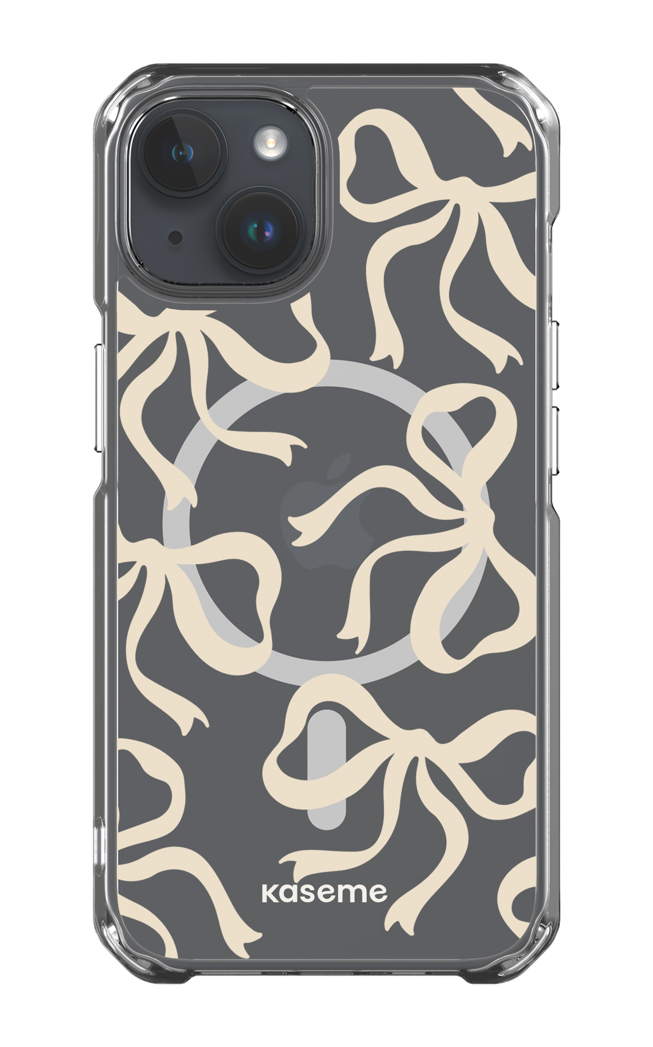 iPhone 14 Clear Case - Magsafe Lace Clear Case -