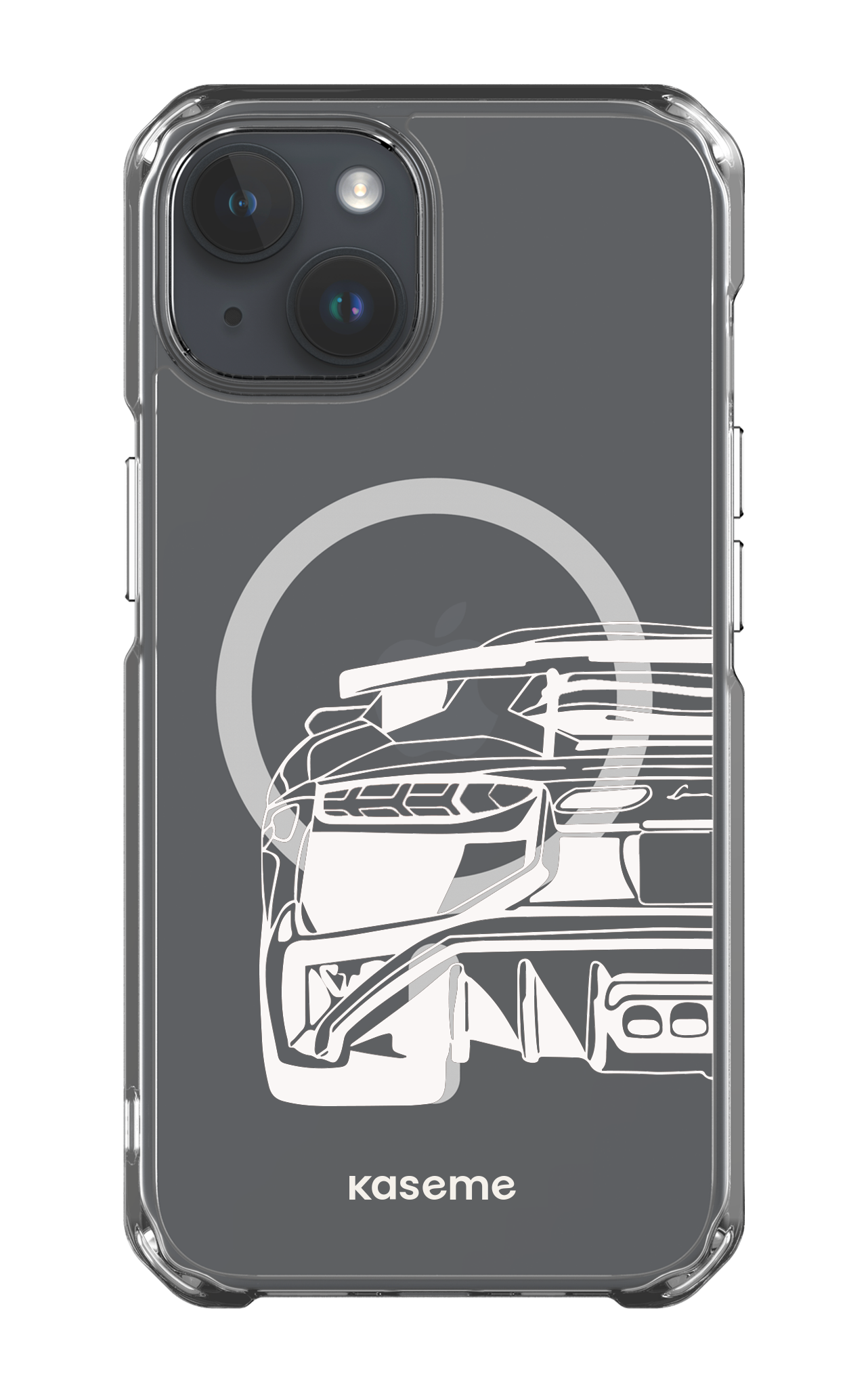 iPhone 14 Clear Case - Magsafe Lambo Clear Case -