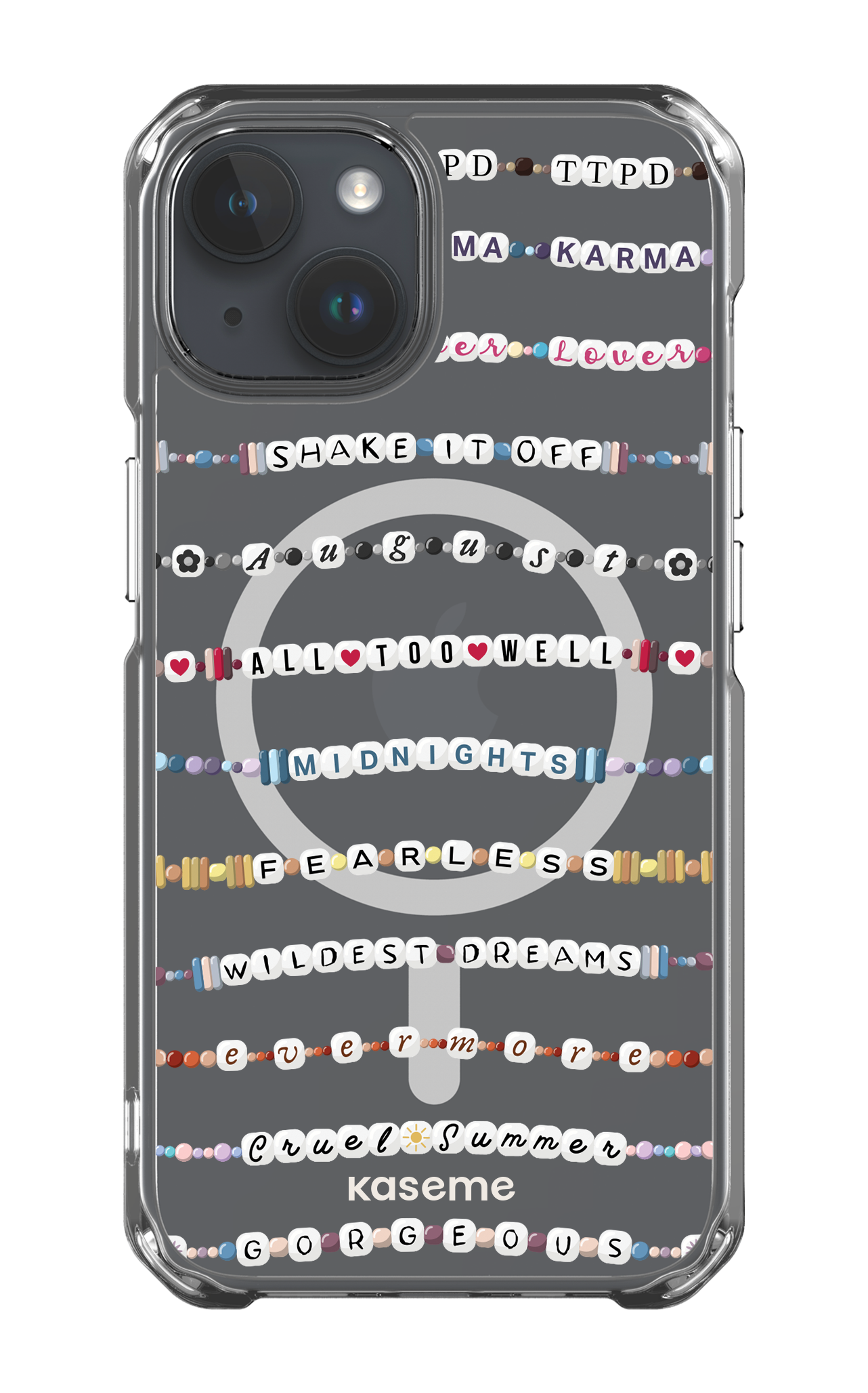 iPhone 14 Clear Case - Magsafe Love Story Clear Case -