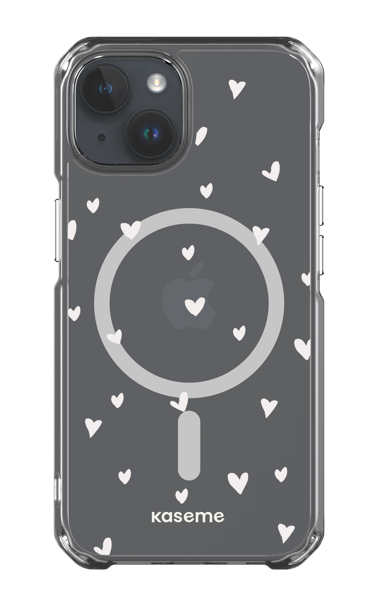 iPhone 14 Clear Case - Magsafe Lovely Clear Case -