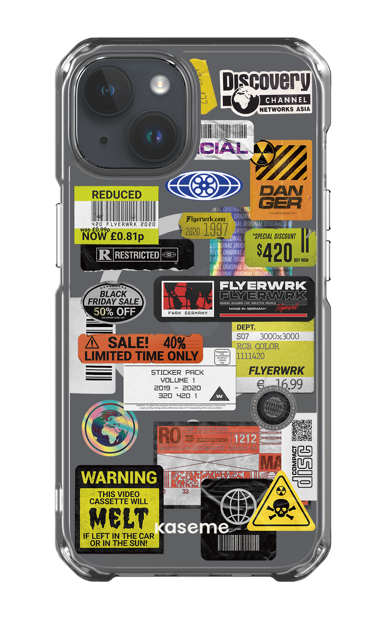 iPhone 14 Clear Case - Magsafe Melt Clear Case -