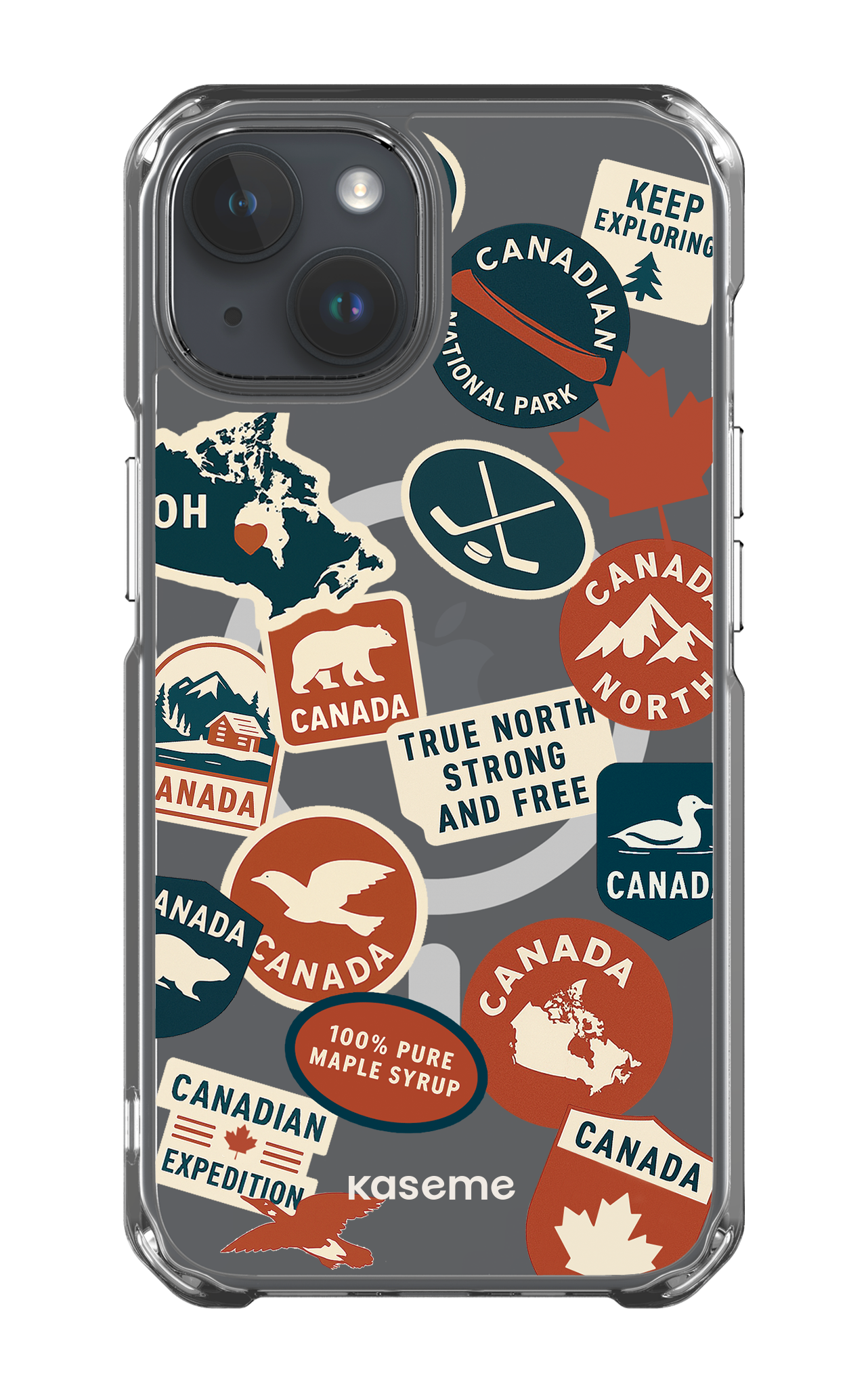 iPhone 14 Clear Case - Magsafe Oh Maple -