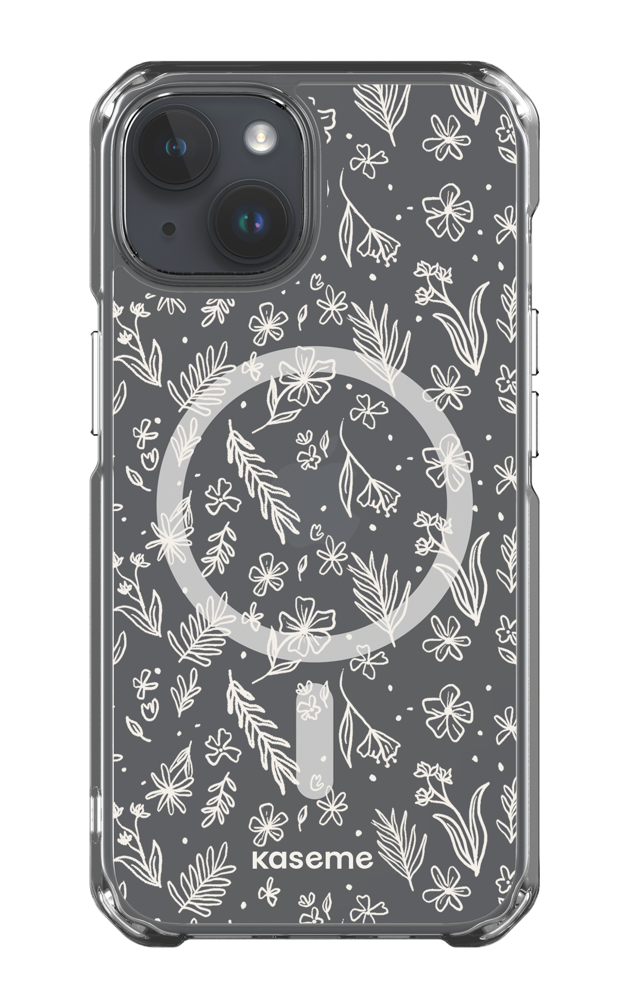 iPhone 14 Clear Case - Magsafe Olive Branch Clear Case -