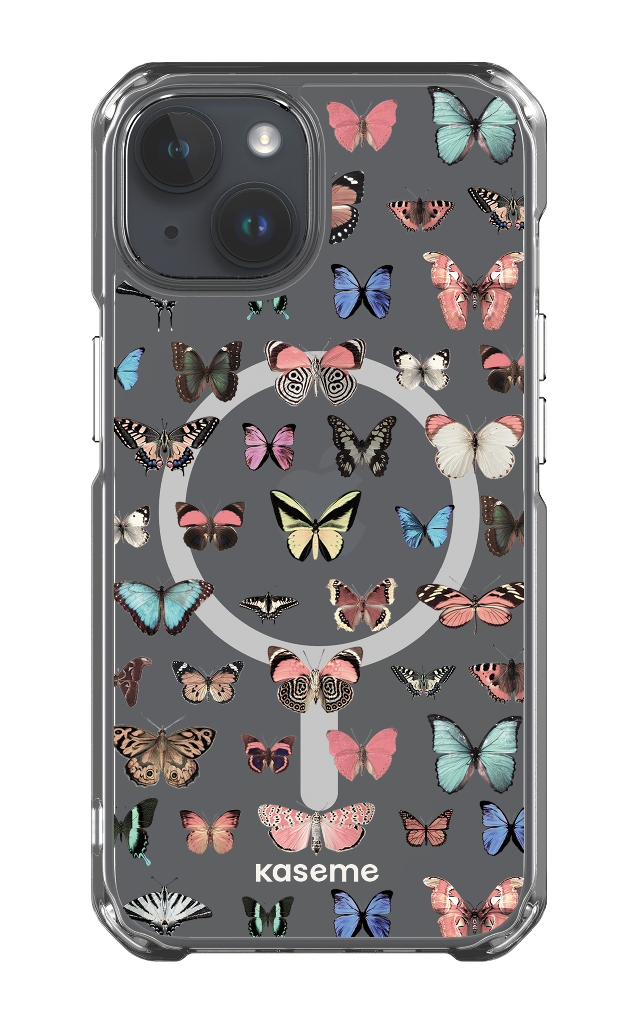 iPhone 14 Clear Case - Magsafe Paloma Clear Case -