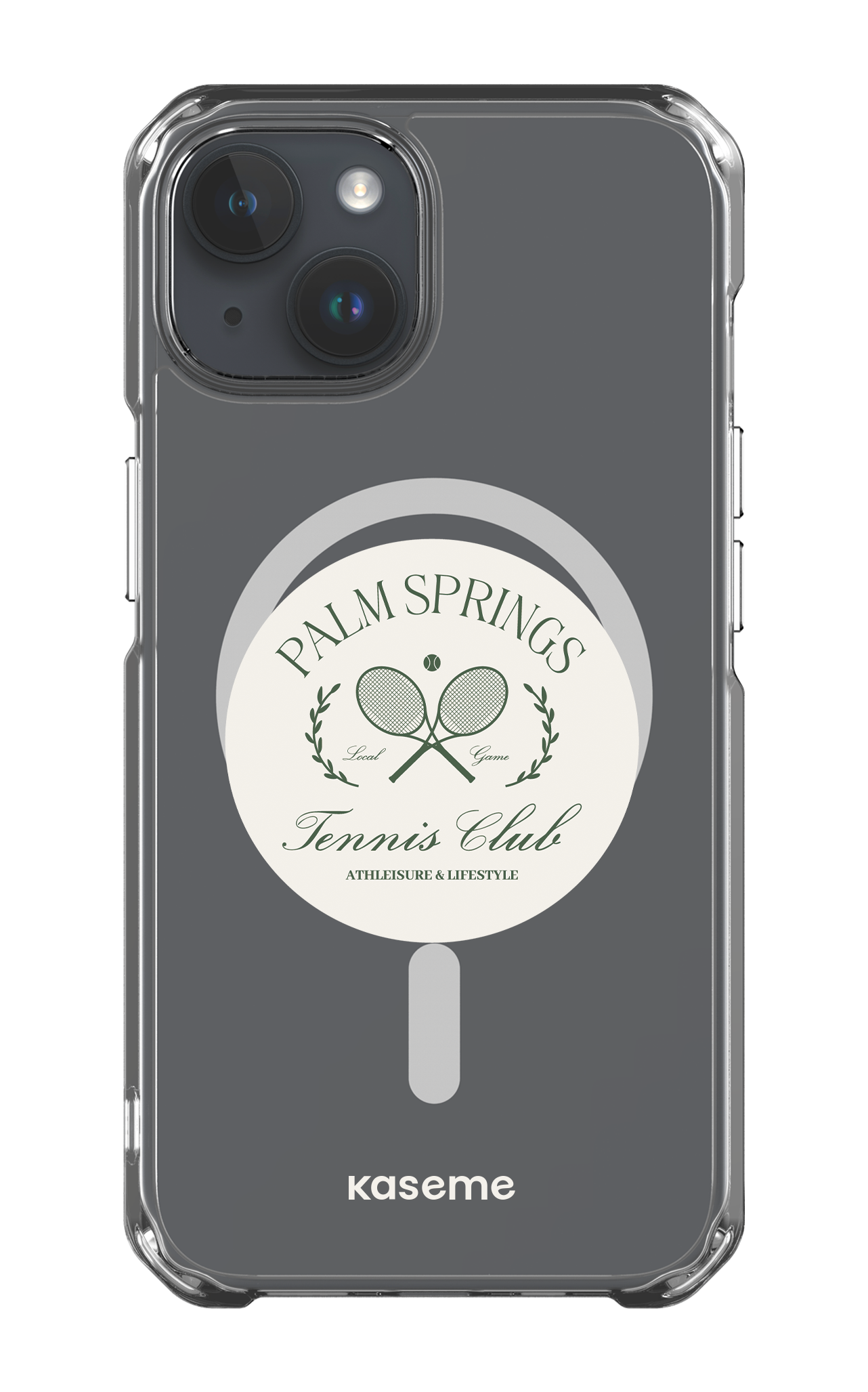 iPhone 14 Clear Case - Magsafe Serve it up Clear Case -