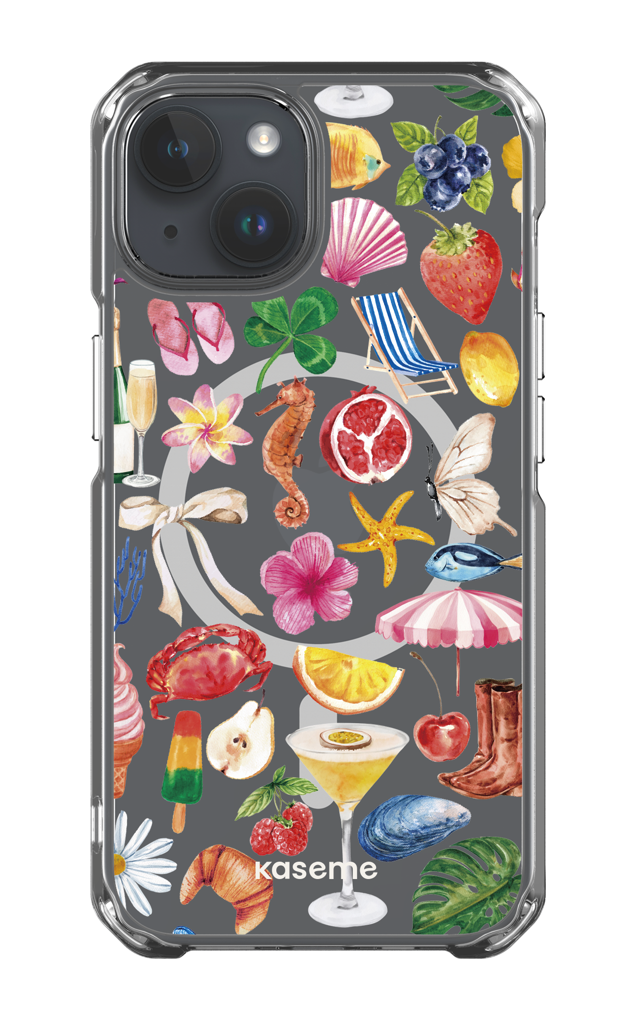 iPhone 14 Clear Case - Magsafe St-Tropez Clear Case -