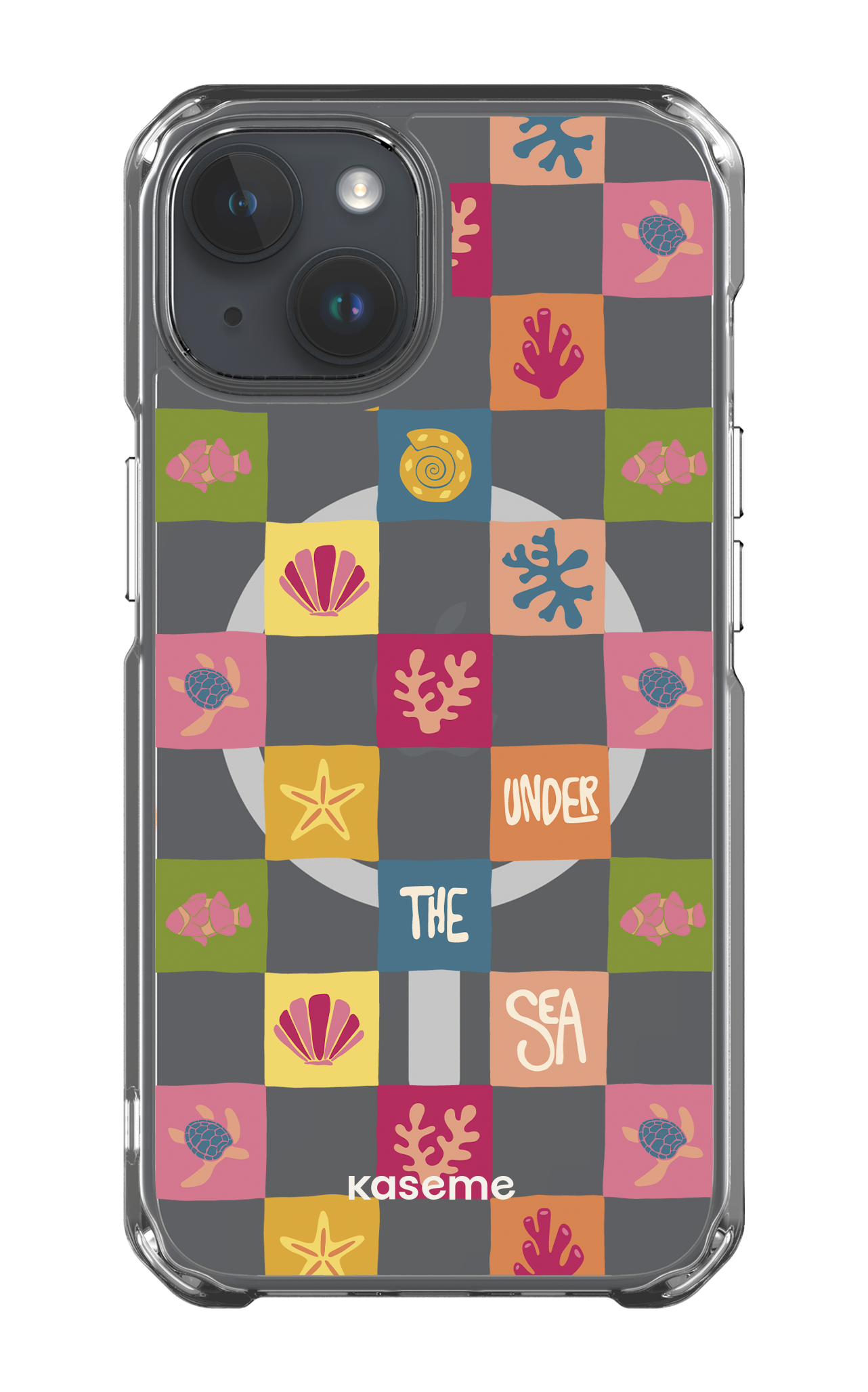 iPhone 14 Clear Case - Magsafe Under the sea Clear Case -