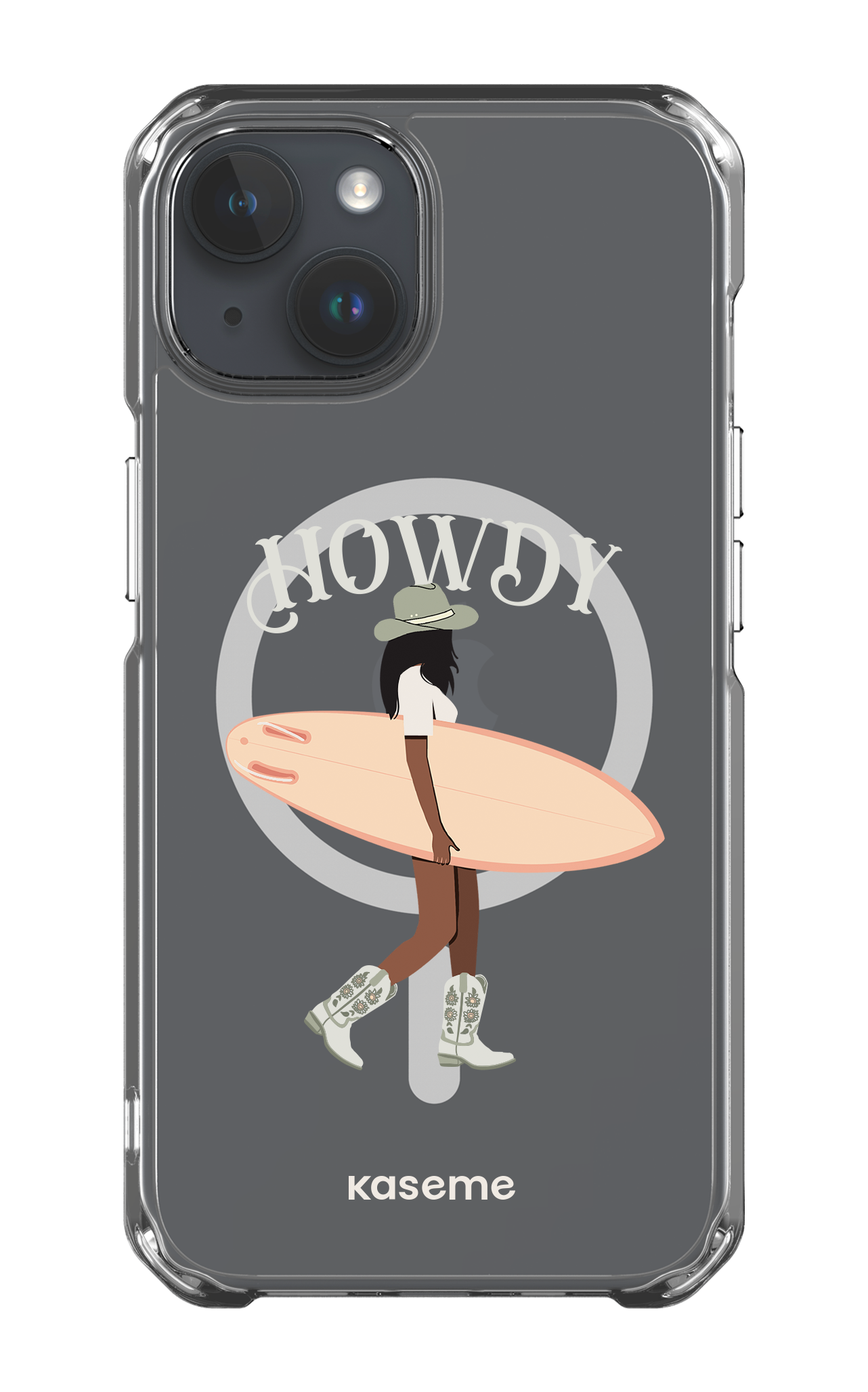 iPhone 14 Clear Case - Magsafe Westsea Green Clear Case -