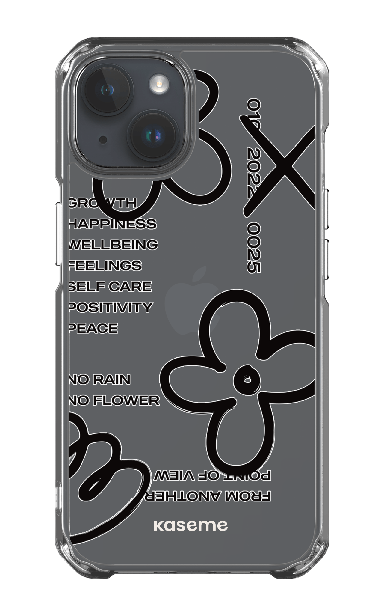 iPhone 14 Clear Case Feelings black Clear Case -