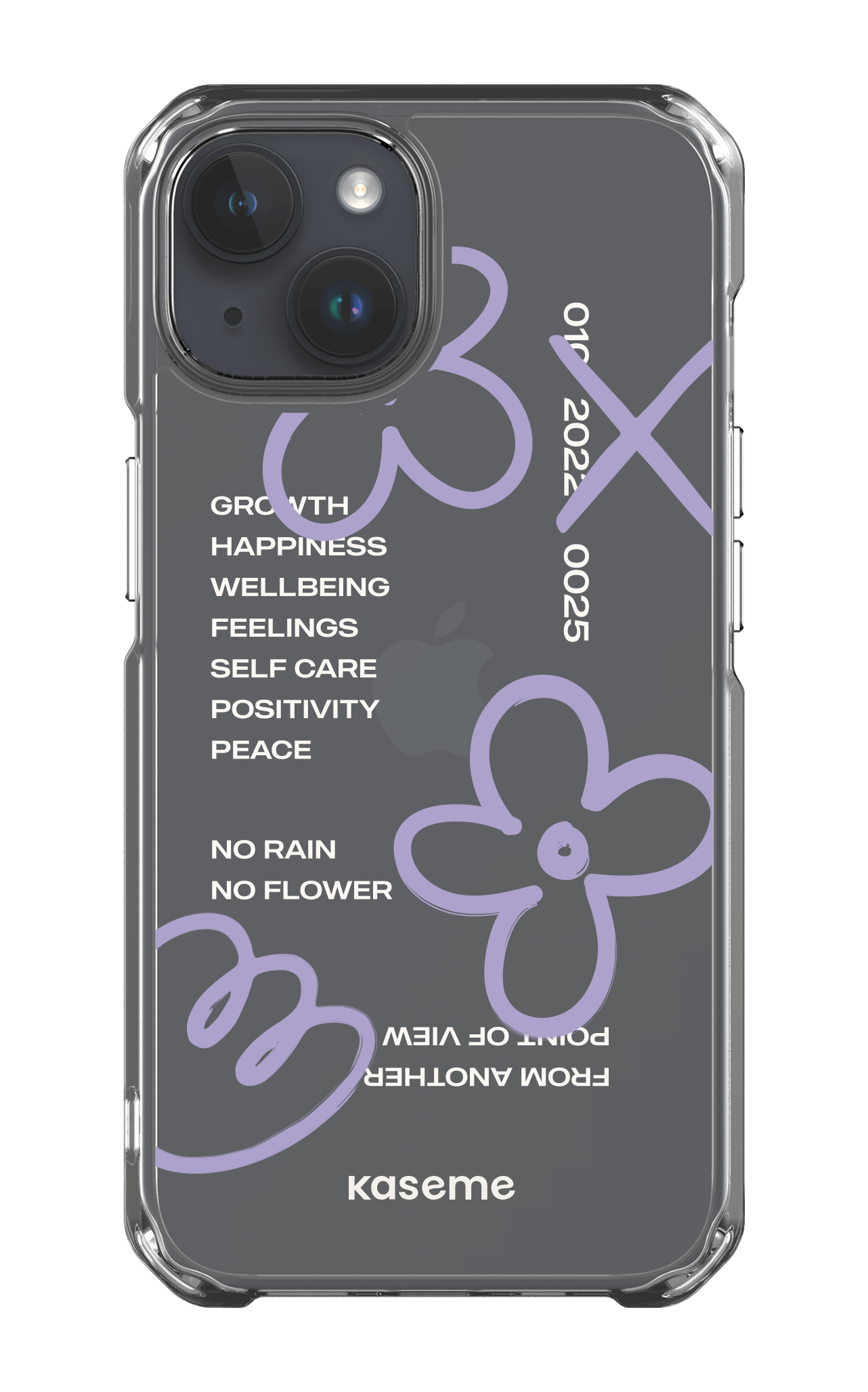 iPhone 14 Clear Case Feelings purple Clear Case -