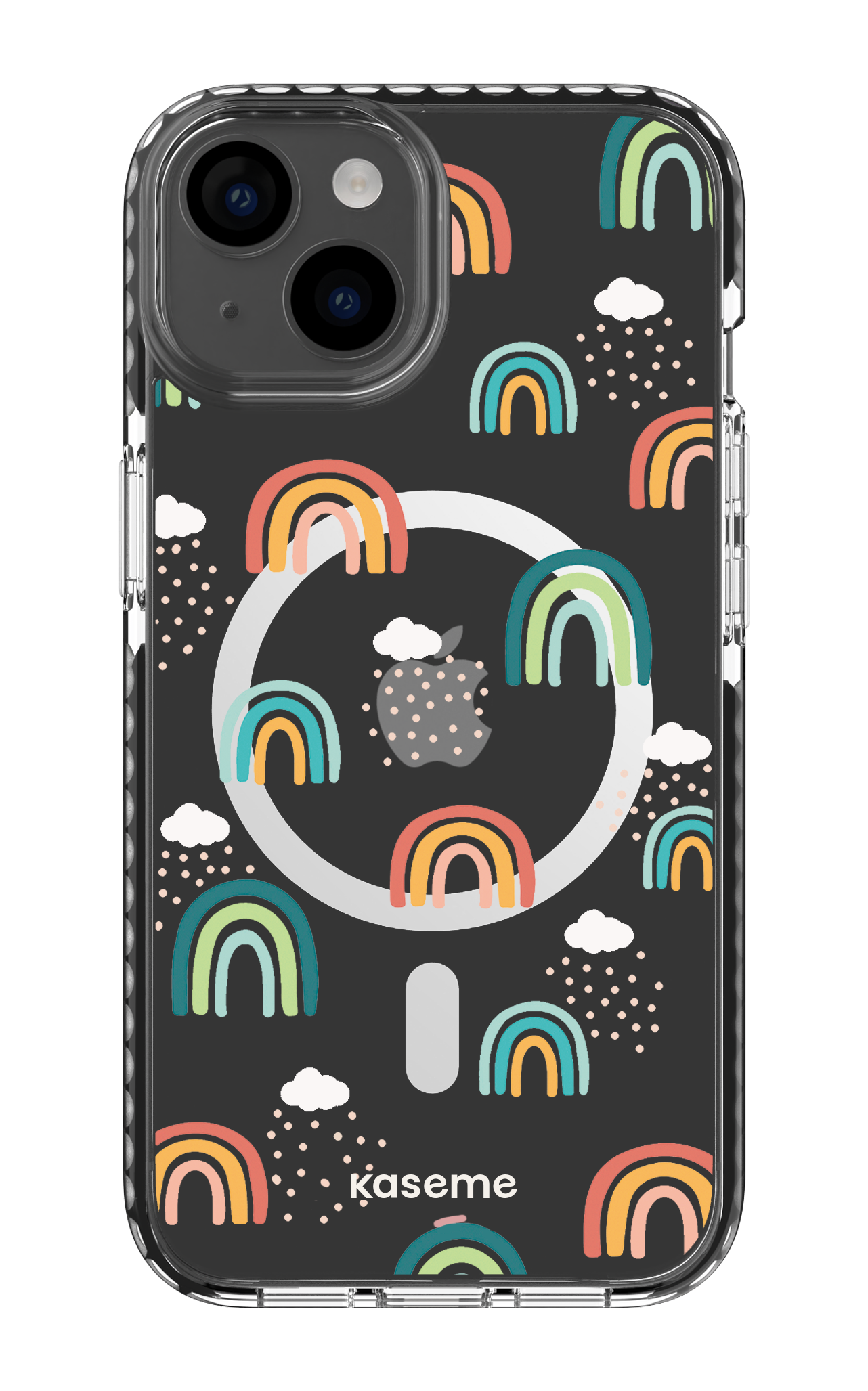 iPhone 14 Clear Case Magsafe - Black Be You Clear Case -