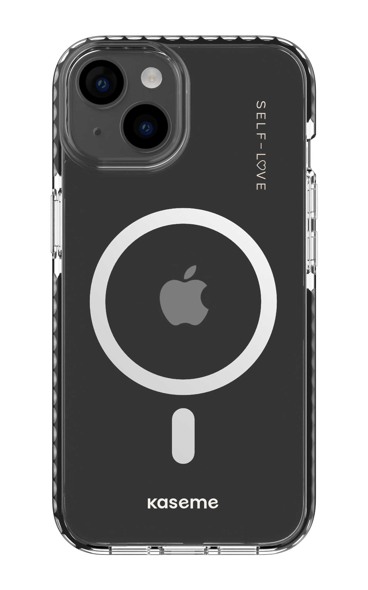 iPhone 14 Clear Case Magsafe - Black Forevermore Clear Case -