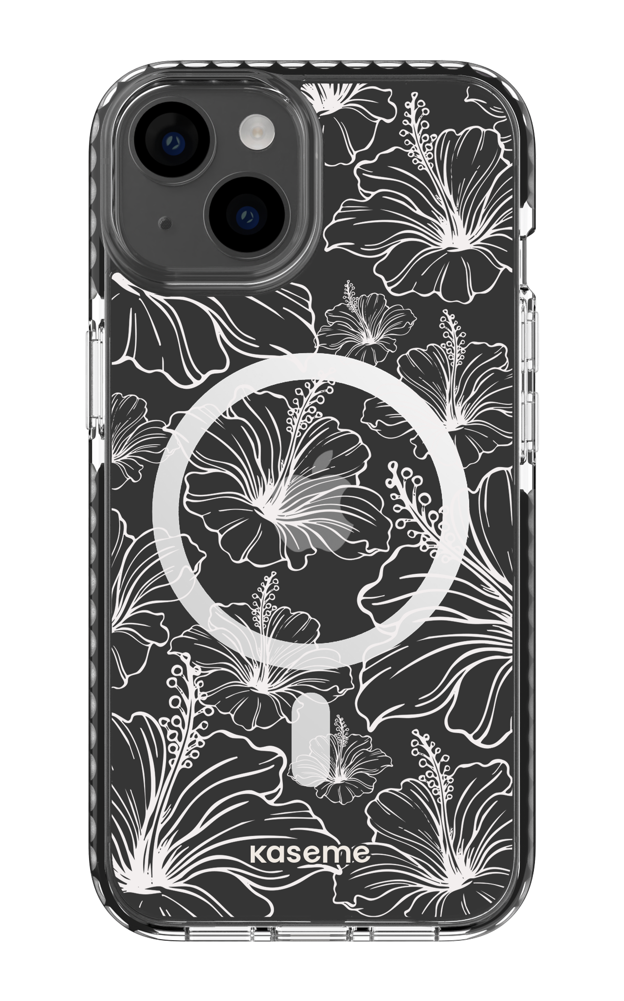 iPhone 14 Clear Case Magsafe - Black Kahala Clear Case -