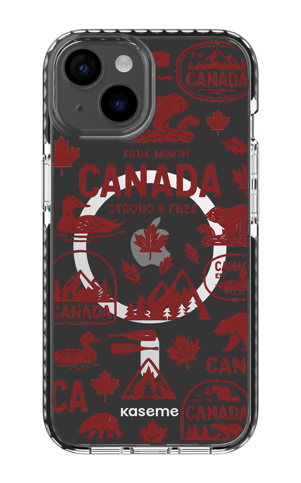 iPhone 14 Clear Case Magsafe - Black Oh Canada -