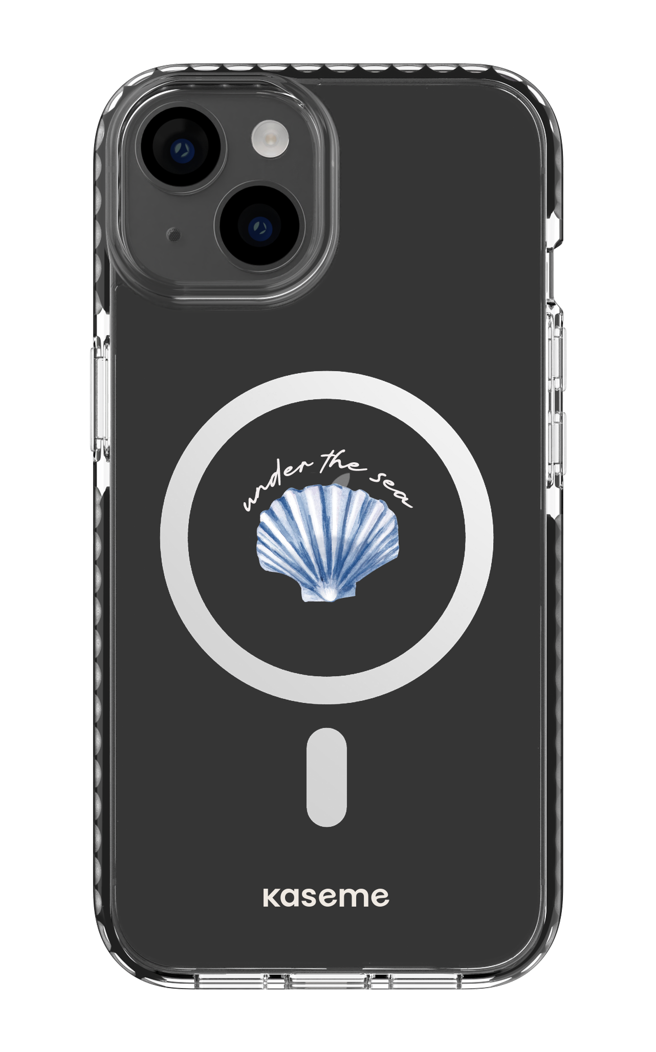 iPhone 14 Clear Case Magsafe - Black Sealia Clear Case -