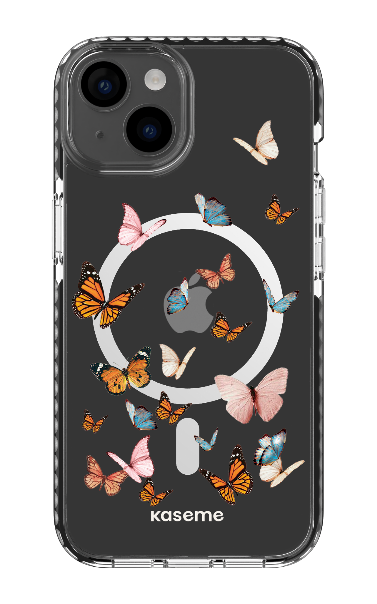 iPhone 14 Clear Case Magsafe - Black Soarin Clear Case -