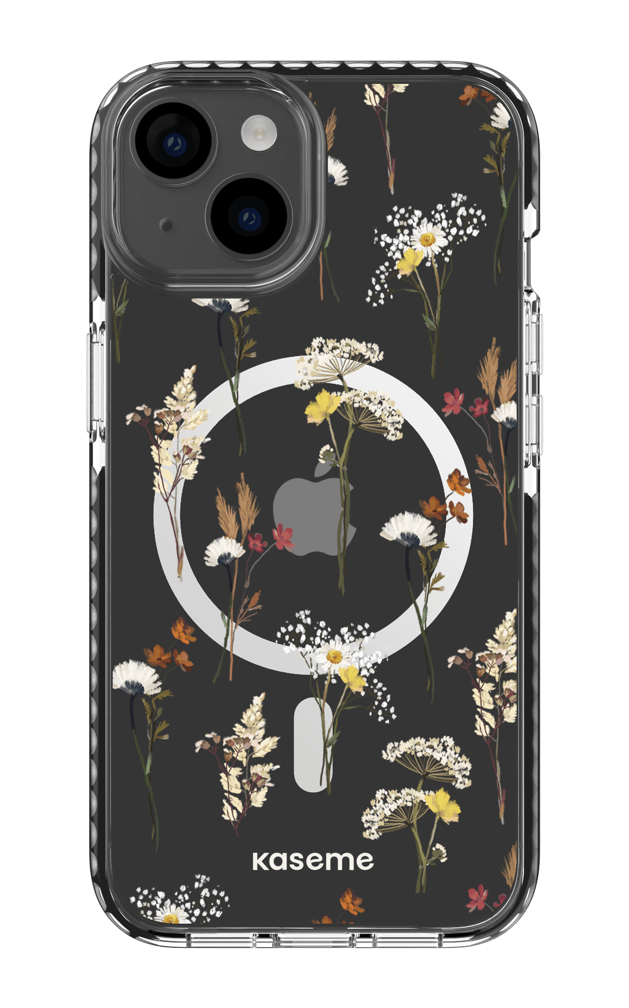 iPhone 14 Clear Case Magsafe - Black Wilderness Clear Case -