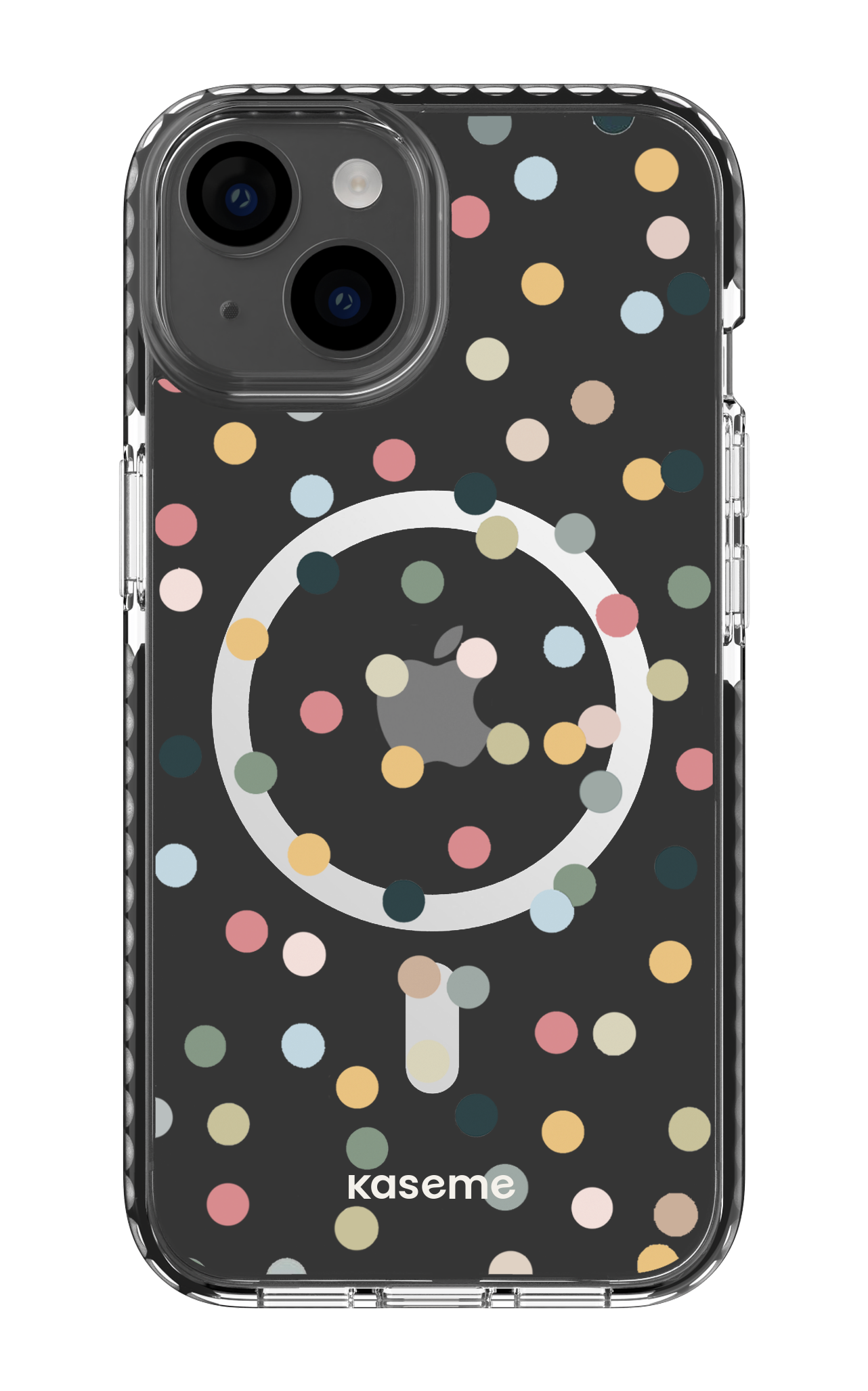 iPhone 14 Clear Case Magsafe - Black Willow clear case -