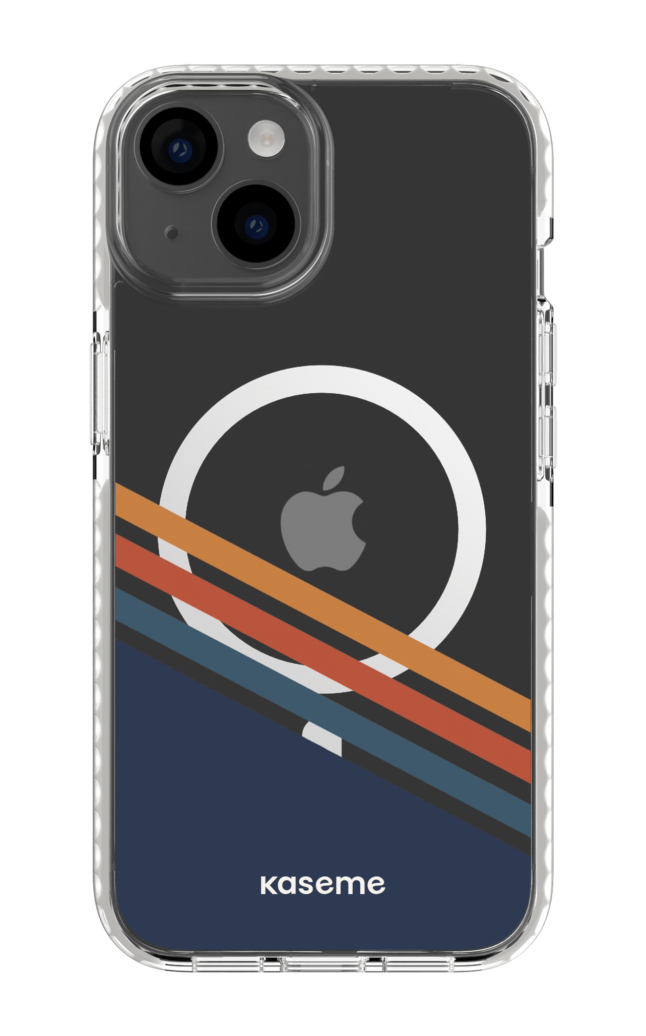 iPhone 14 Clear Case Magsafe - White Bitter Clear Case -