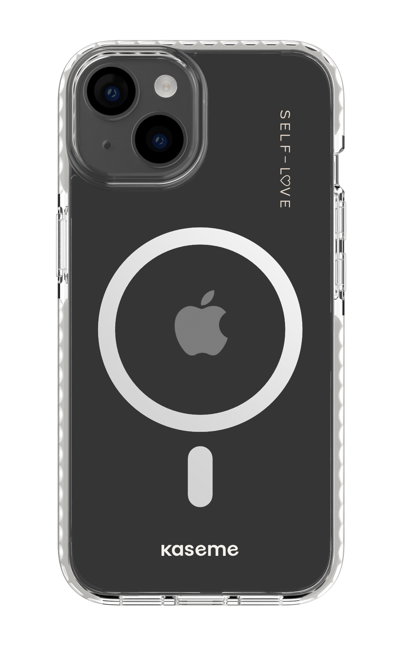 iPhone 14 Clear Case Magsafe - White Forevermore Clear Case -