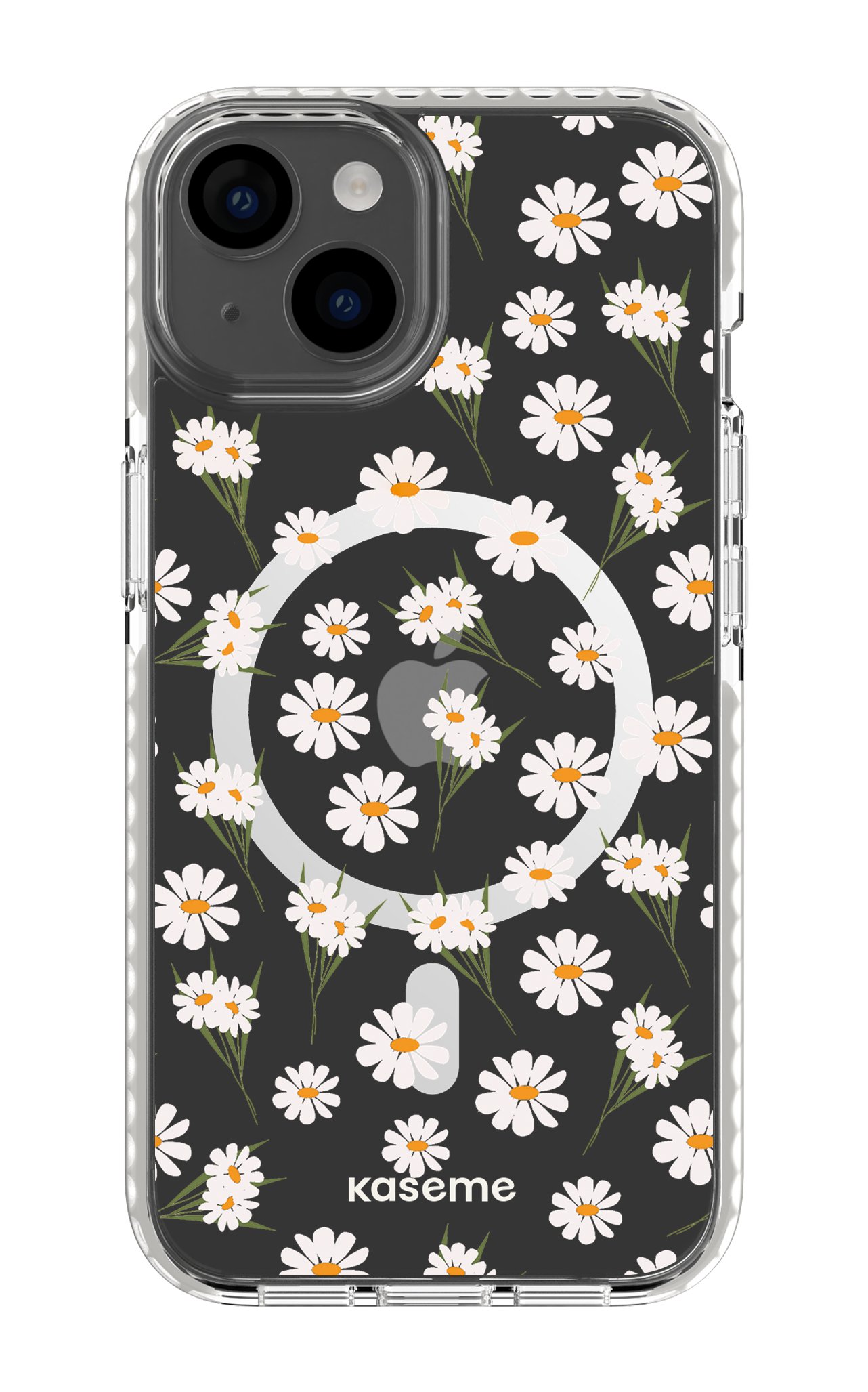 iPhone 14 Clear Case Magsafe - White Jane Clear Case -