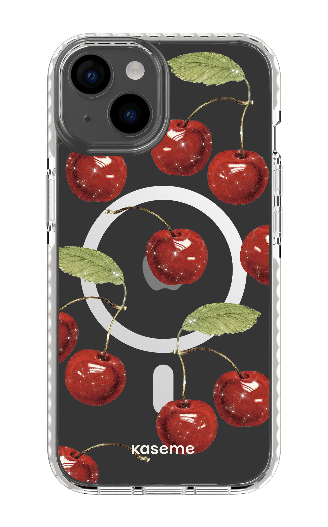 iPhone 14 Clear Case Magsafe - White Juicy Clear Case -