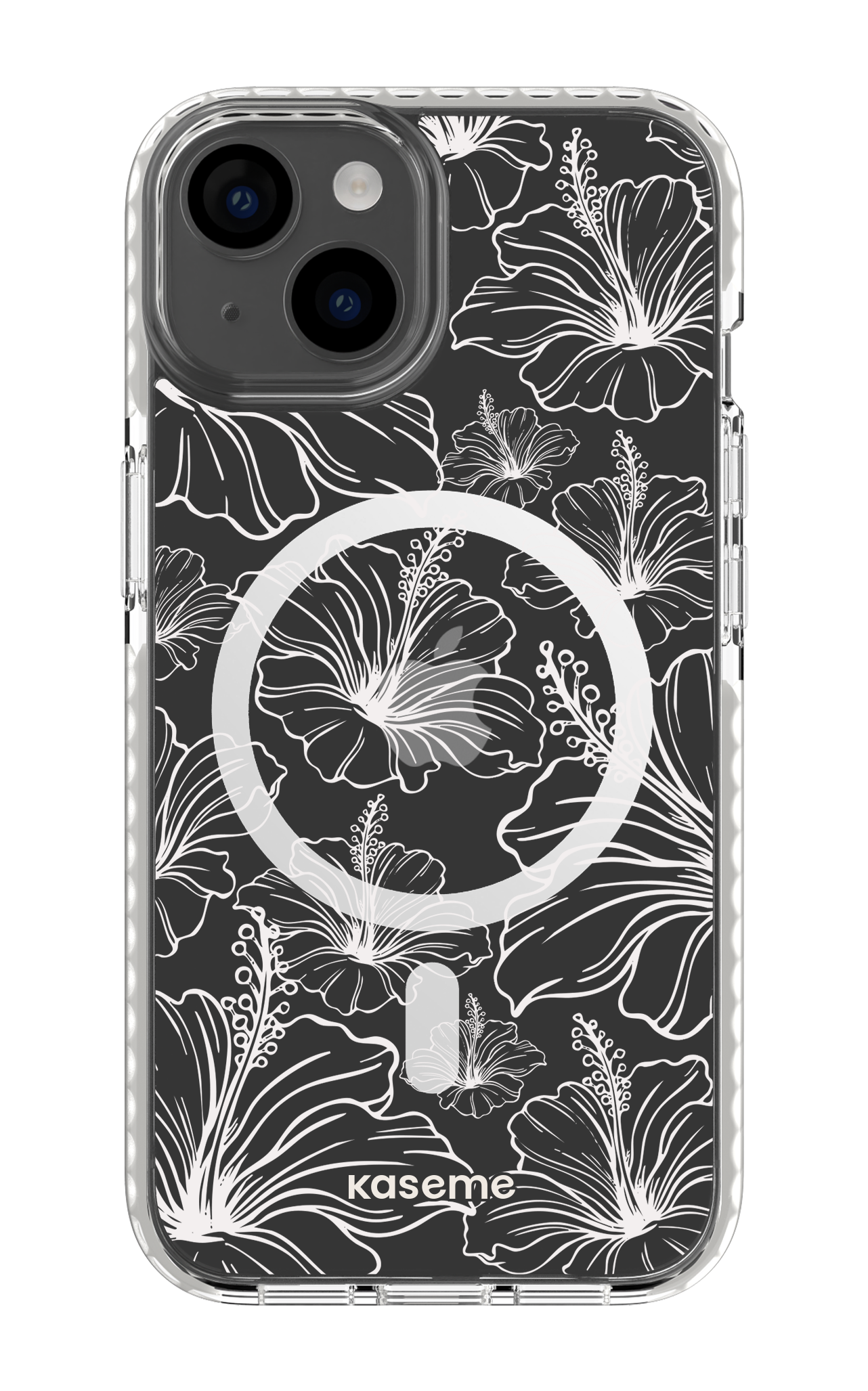 iPhone 14 Clear Case Magsafe - White Kahala Clear Case -