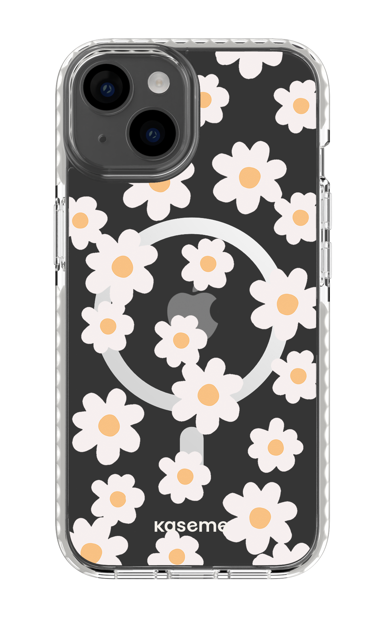 iPhone 14 Clear Case Magsafe - White May Clear Case -