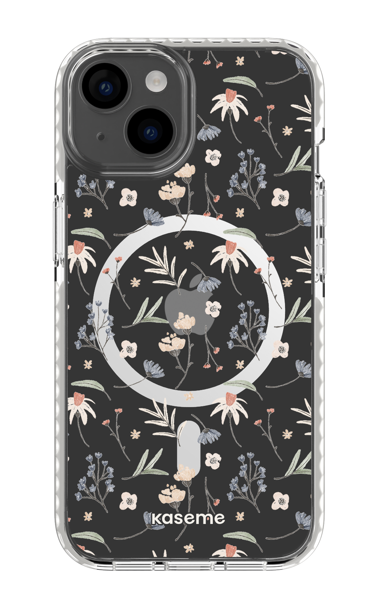 iPhone 14 Clear Case Magsafe - White Mia Clear Case -