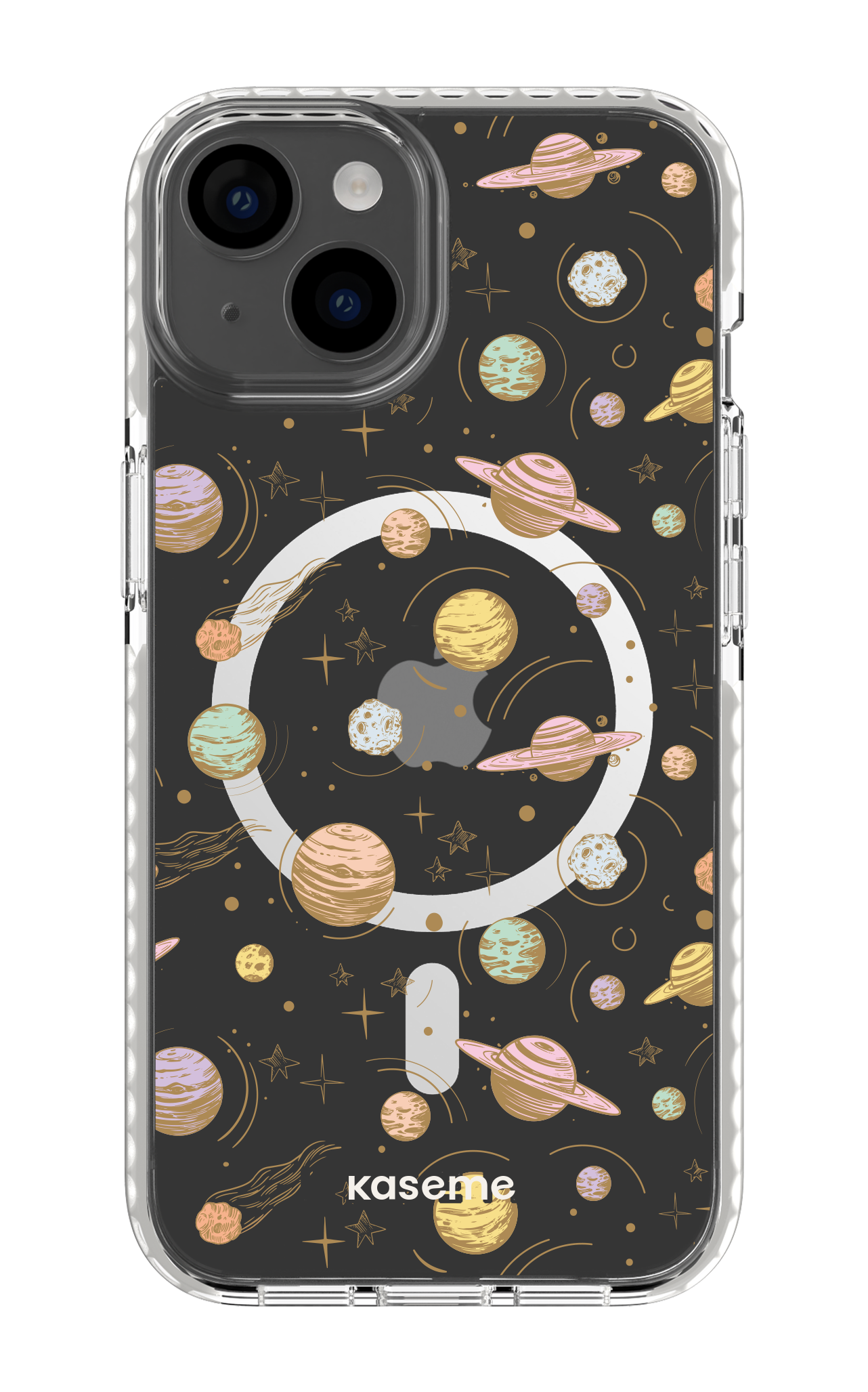 iPhone 14 Clear Case Magsafe - White Solar Clear Case -