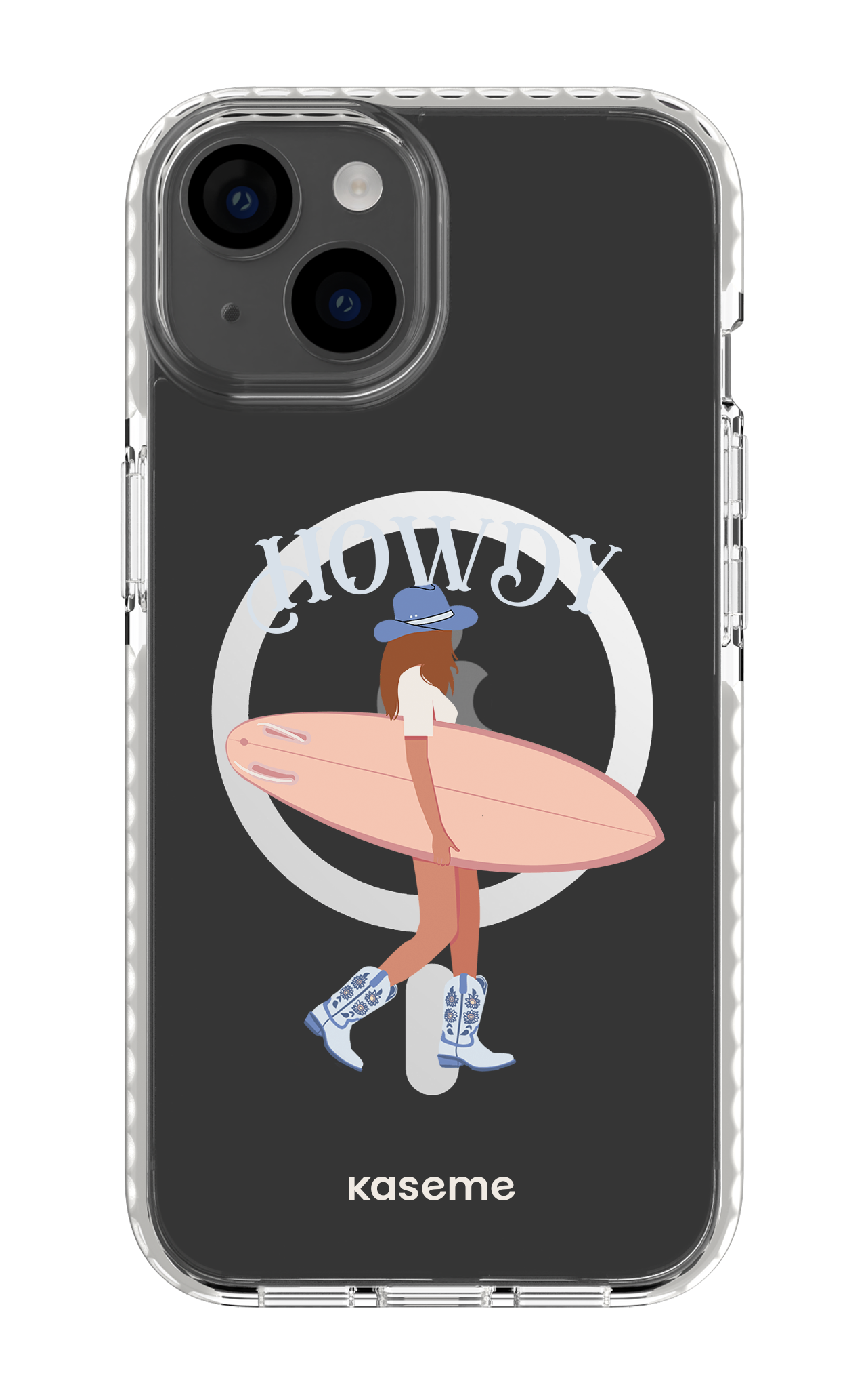 iPhone 14 Clear Case Magsafe - White Westsea Clear Case -