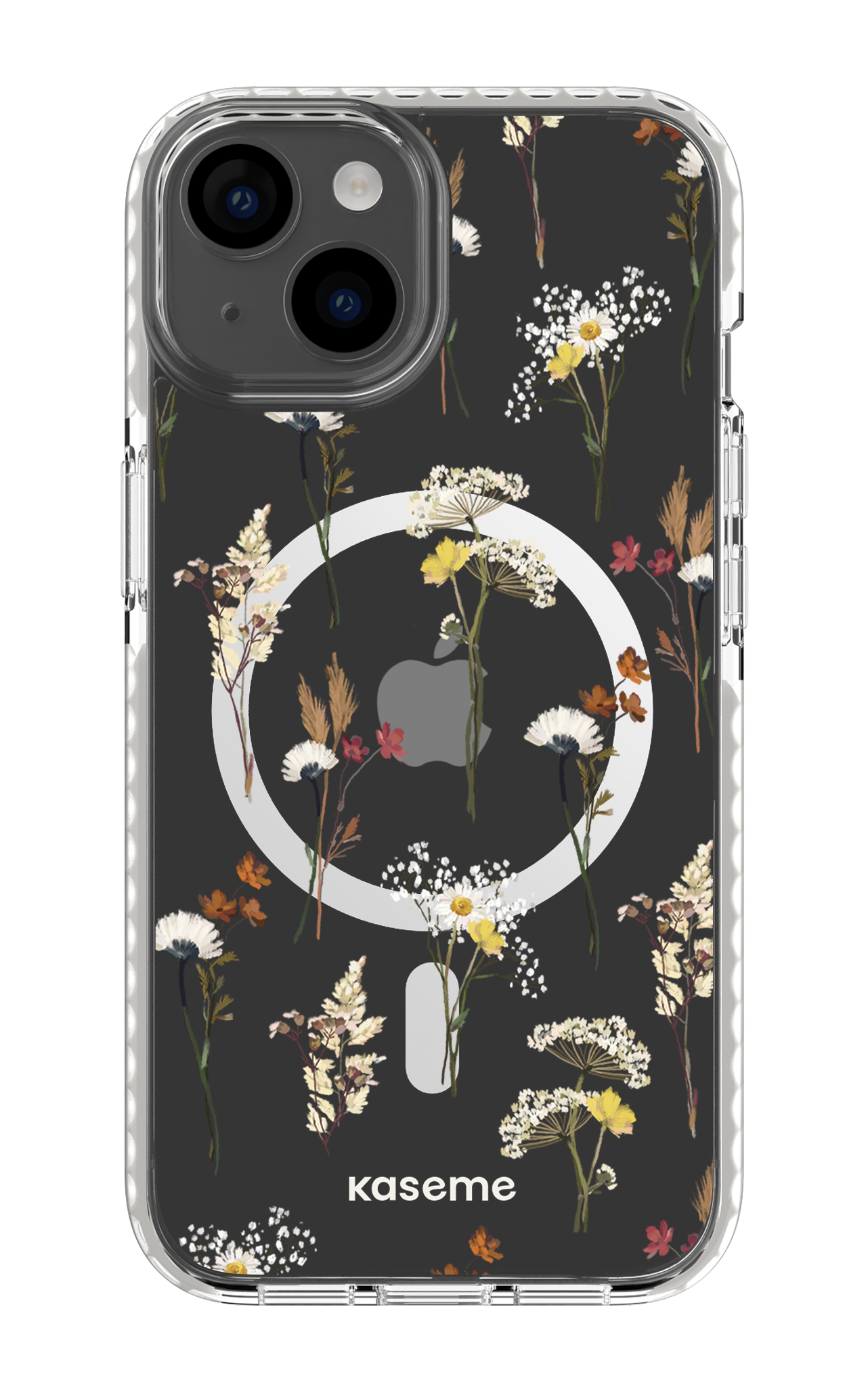 iPhone 14 Clear Case Magsafe - White Wilderness Clear Case -