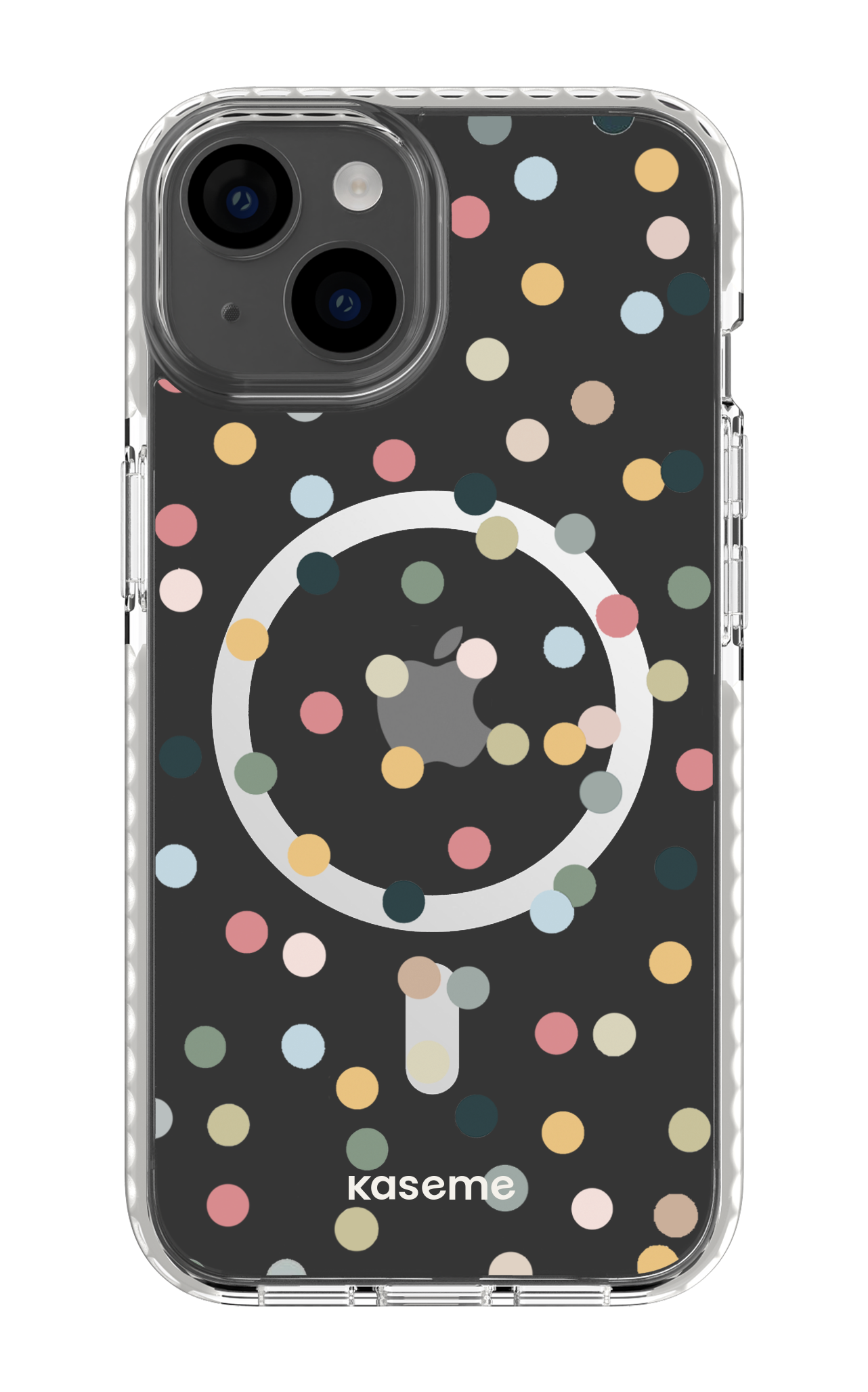 iPhone 14 Clear Case Magsafe - White Willow clear case -